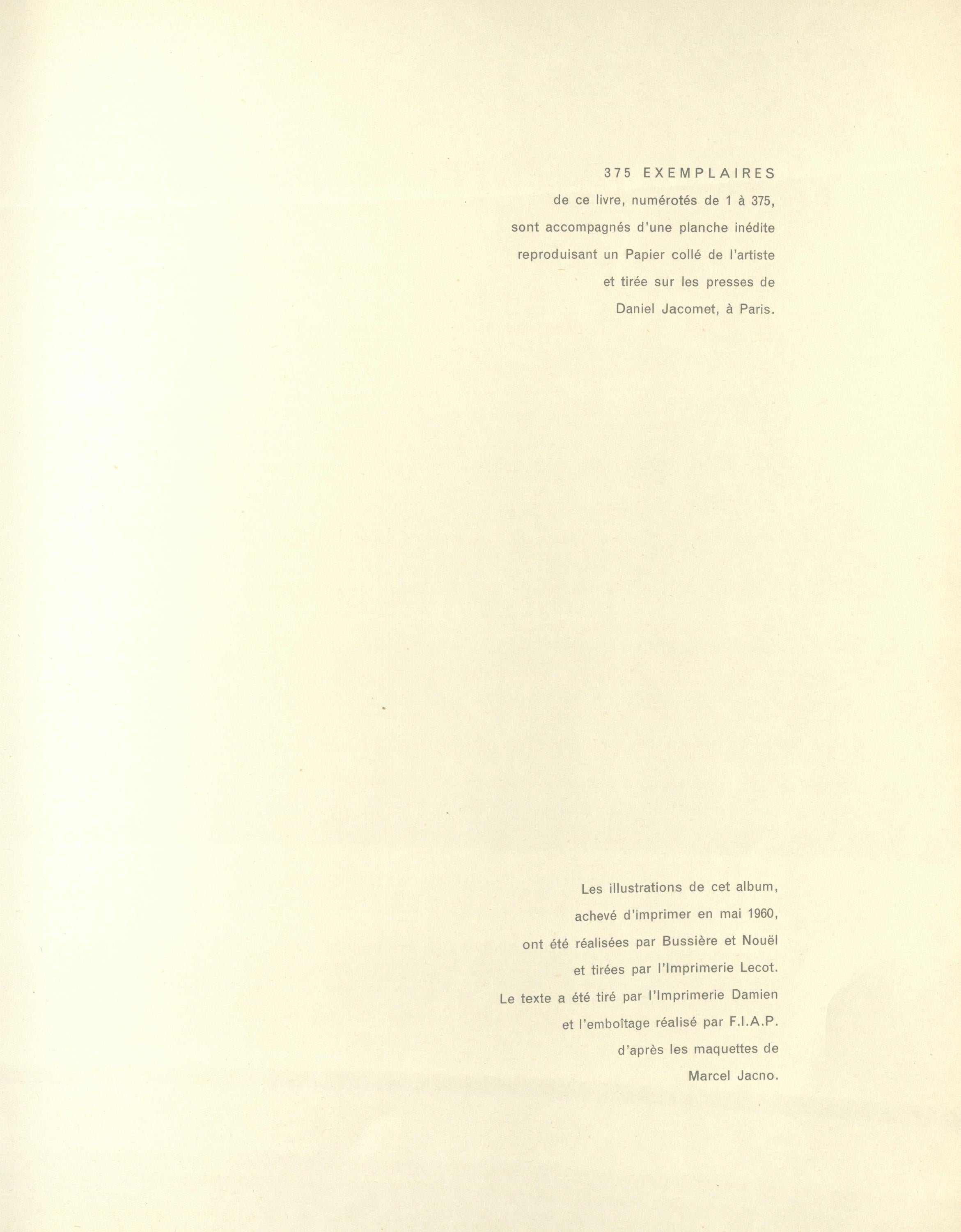 Nicolas de Staël, Composition, Nicolas de Staël, Peintres d'aujourd'hui, Limited Edition Lithograph