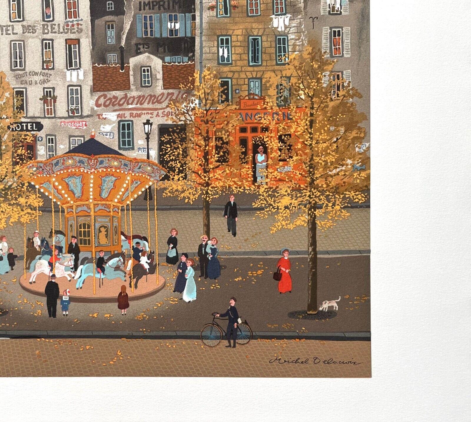 Michel Delacroix, Le Mange, Limited Edition Lithograph