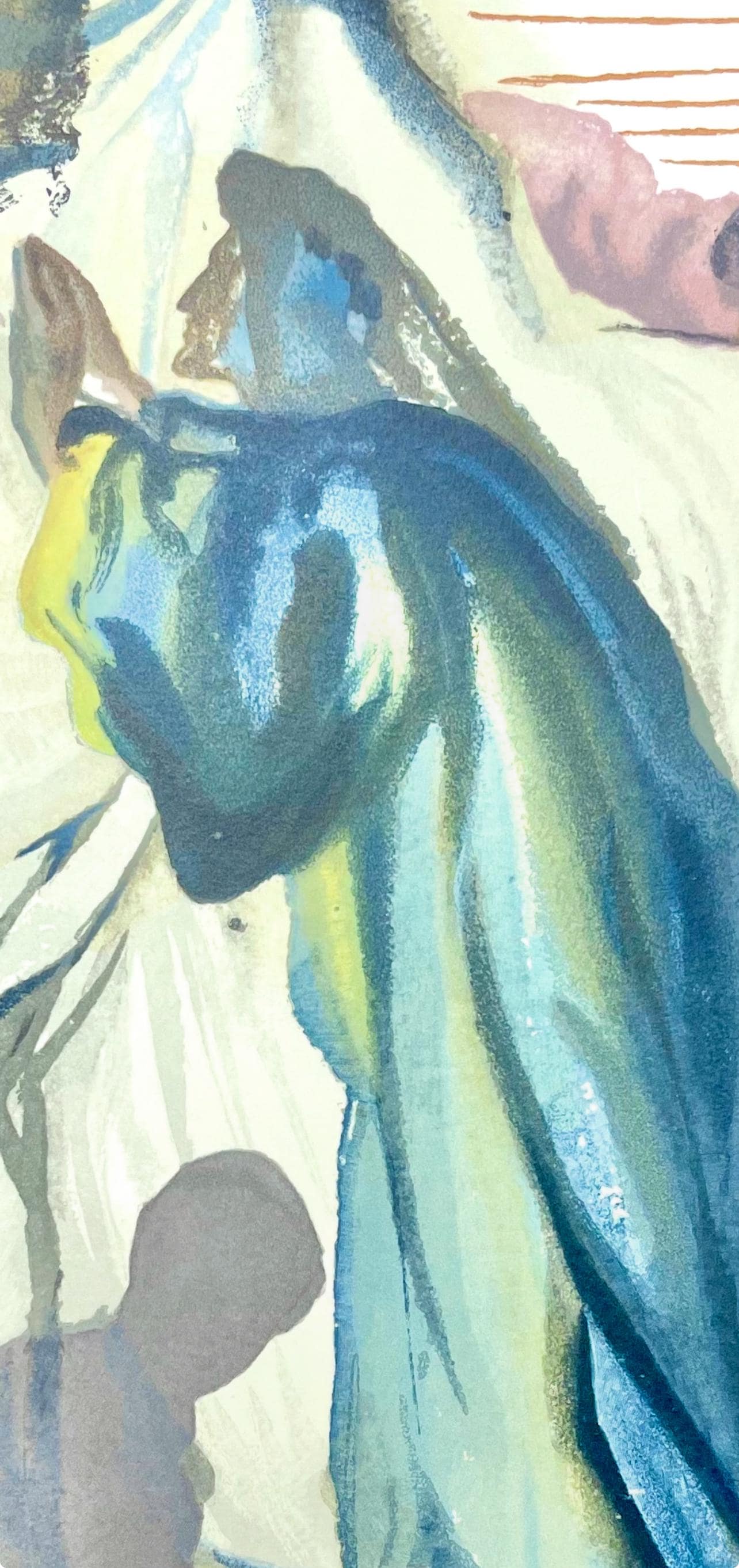 Salvador Dali, Fegefeuer XIV (Field 189-200; Michler/Löpsinger 1039-1138), Die Göttliche Komödie, Signed, Limited Edition Woodcut