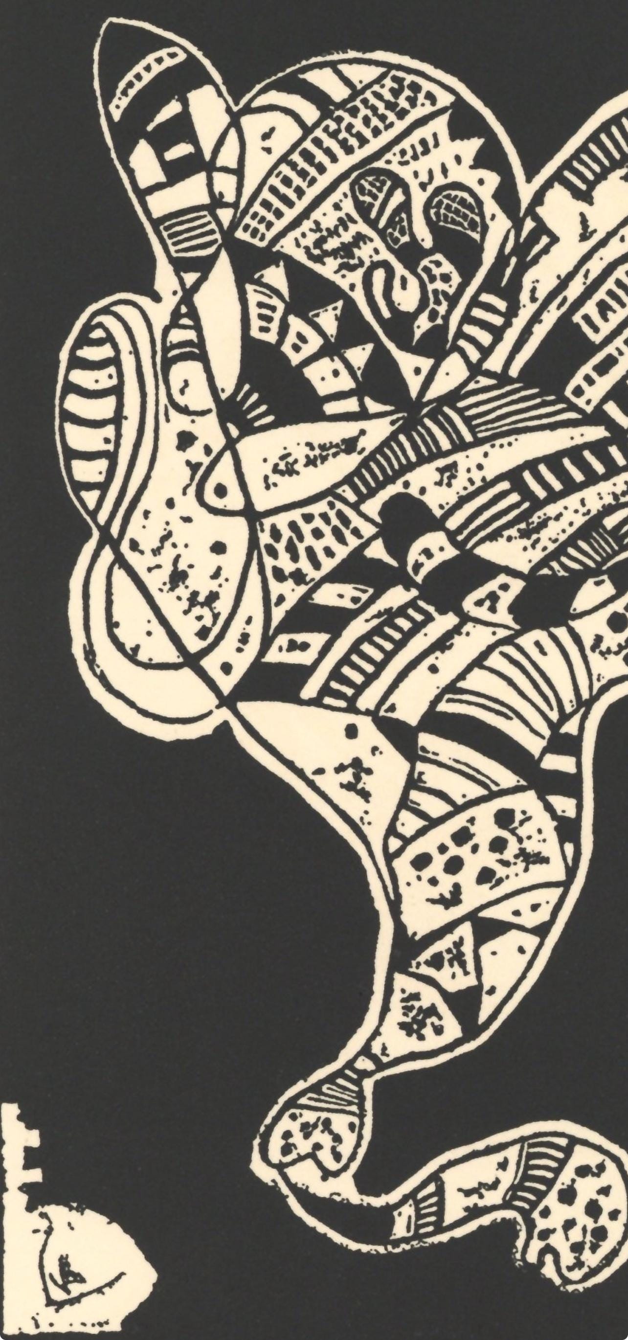 Wassily Kandinsky, Composition, XXe siècle, Limited Edition Woodcut