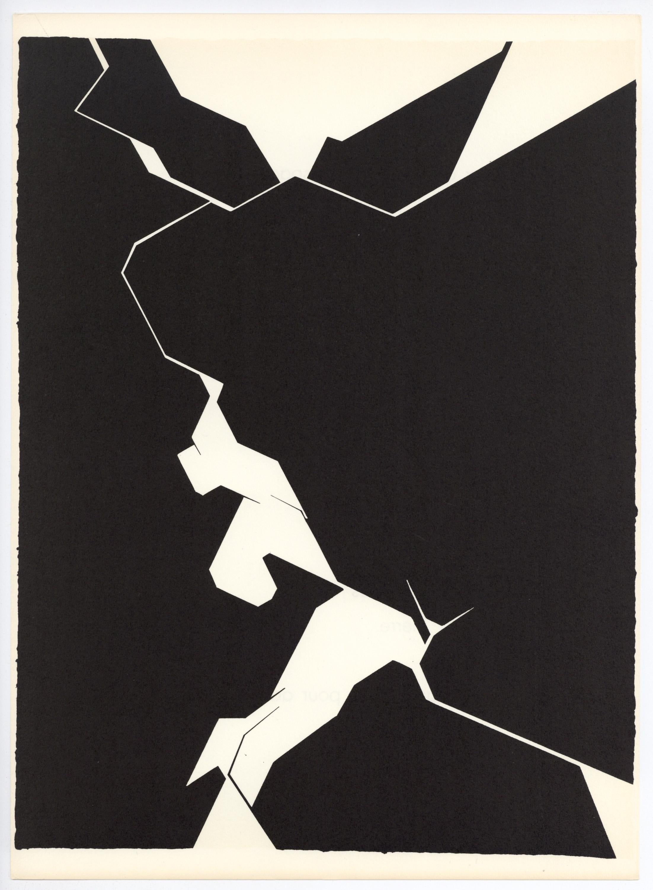 Pablo Palazuelo, Composition, Derrière le miroir, Limited Edition Lithograph