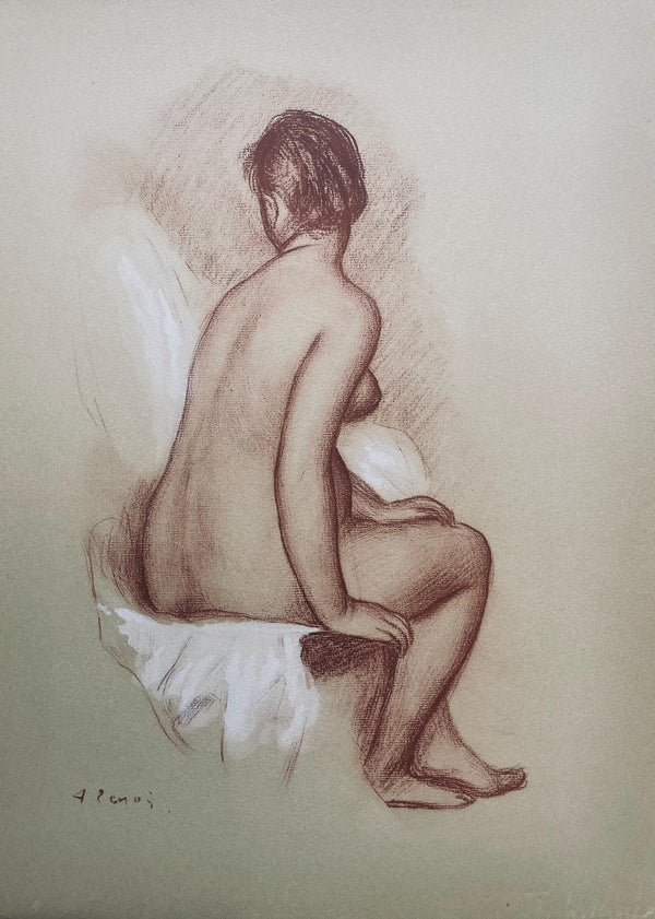 Pierre-Auguste Renoir, Composition, Seize Aquarelles et Sanguines de Renoir, Limited Edition Lithograph