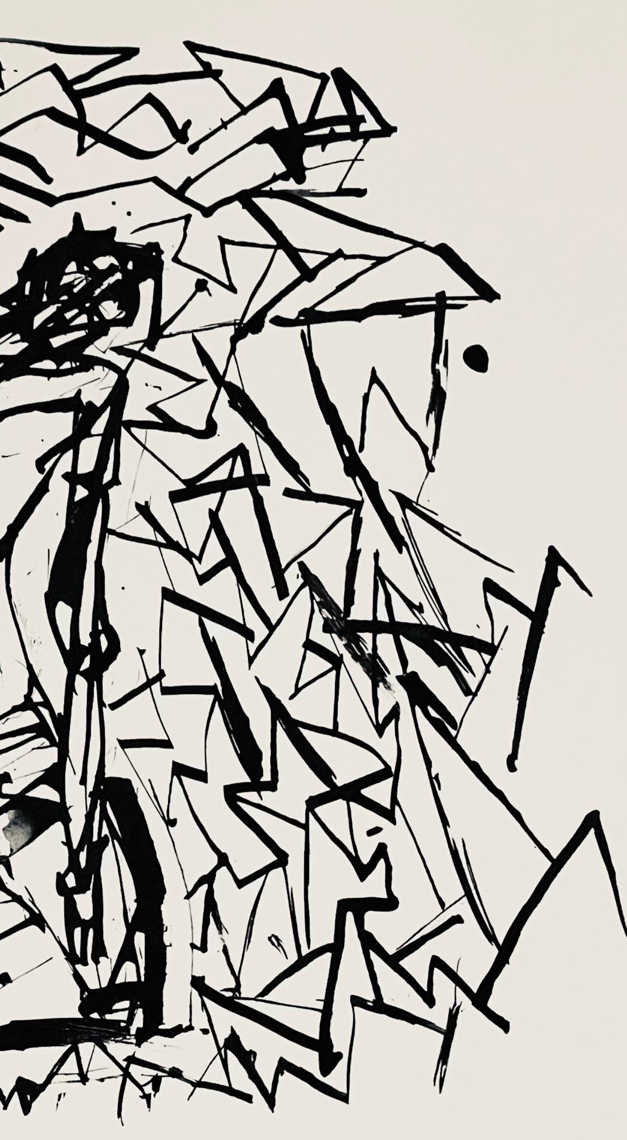 Abraham Rattner, Christ surrounded by thorn, Limited Edition Lithograph