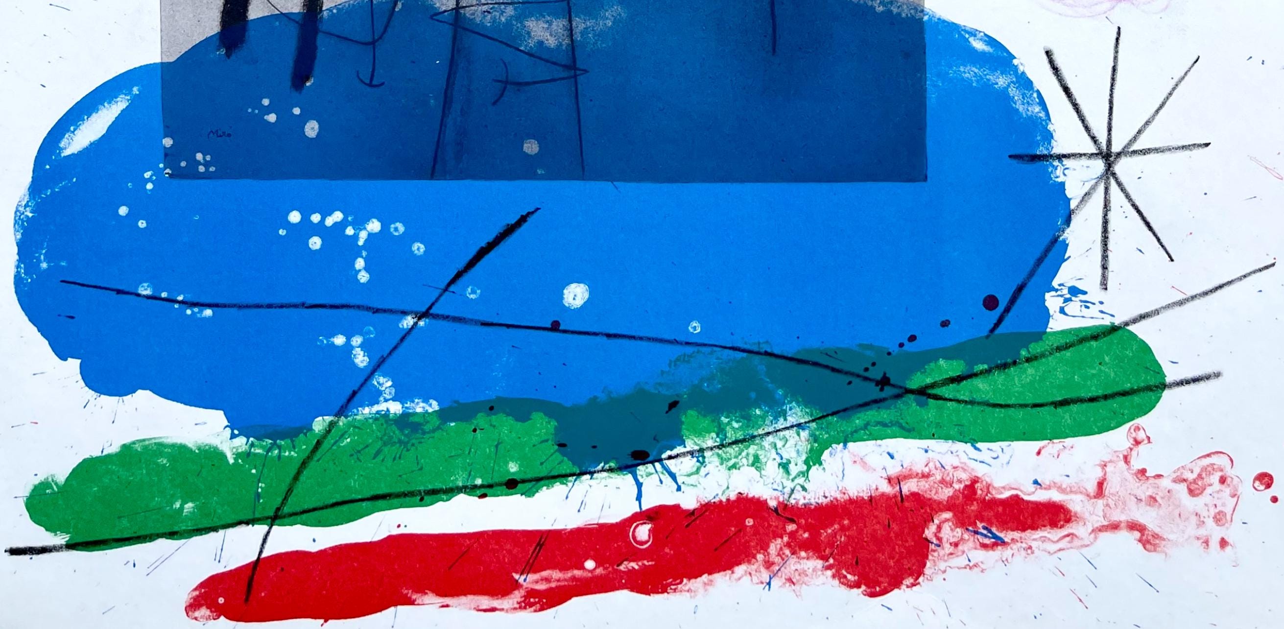 Joan Miró, Composition (Cramer 102; Mourlot 428-449), Derrière le miroir, Limited Edition Lithograph