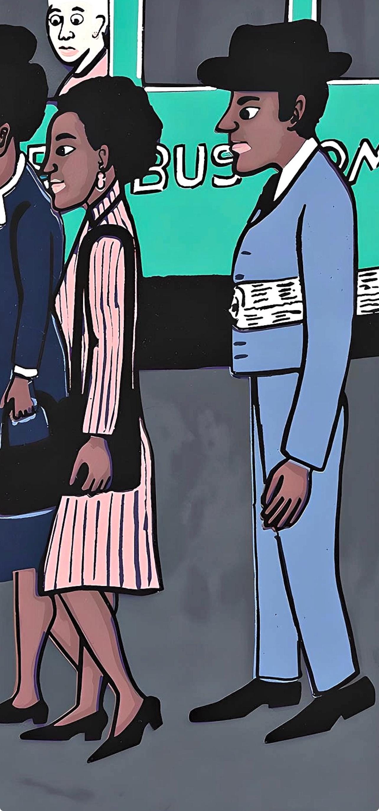 Faith Ringgold, Montgomery Bus Boycott, Letter from Birmingham City Jail, Limited Edition Silkscreen