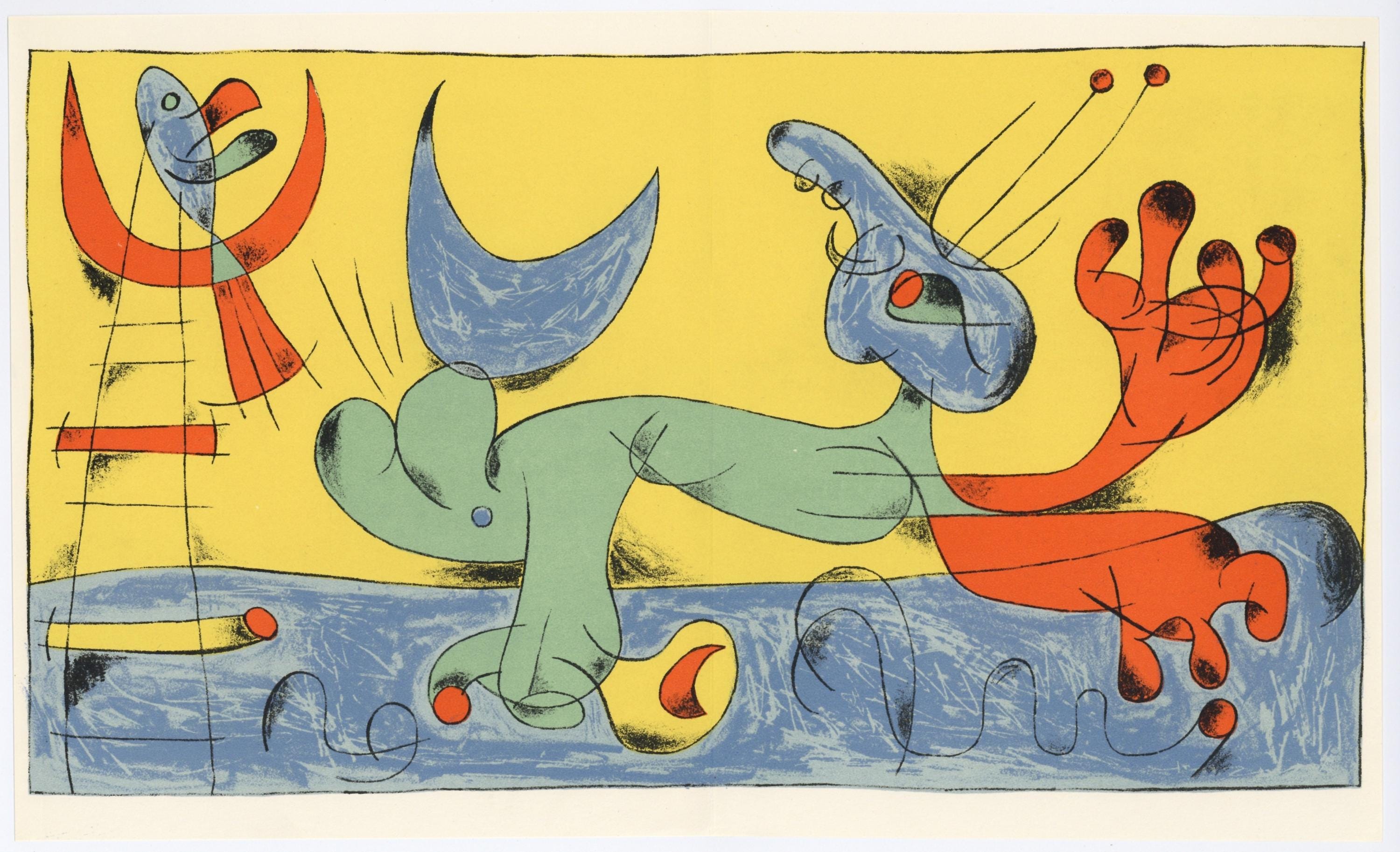 Joan Miró, Composition (Cramer 39), Joan Miró, Limited Edition Lithograph