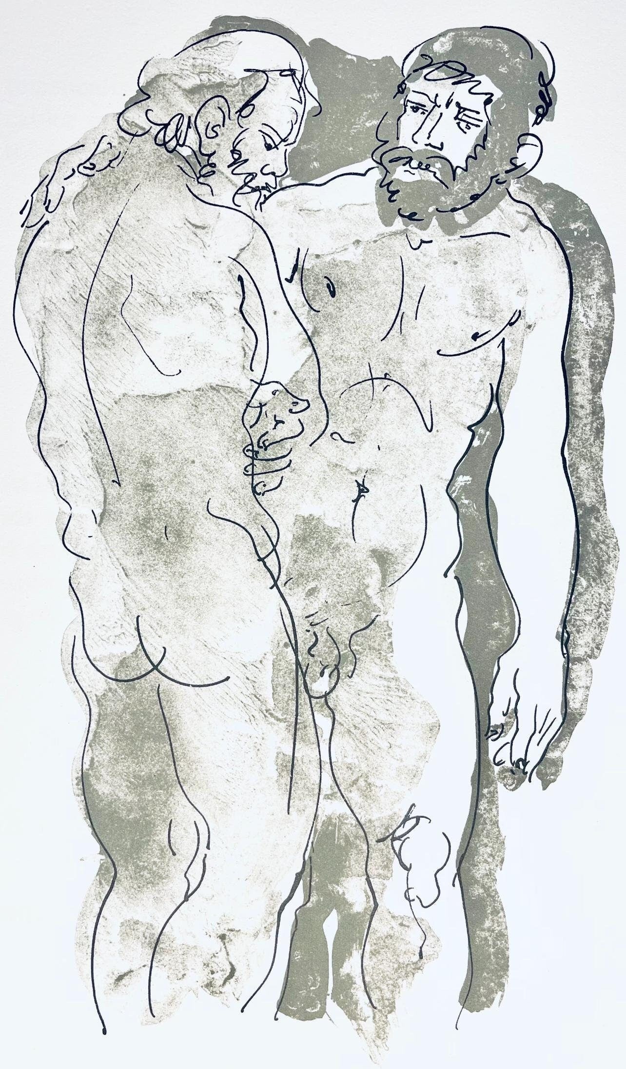 Hans Erni, Composition, Réflexions Simples Sur Le Corps, Limited Edition Lithograph