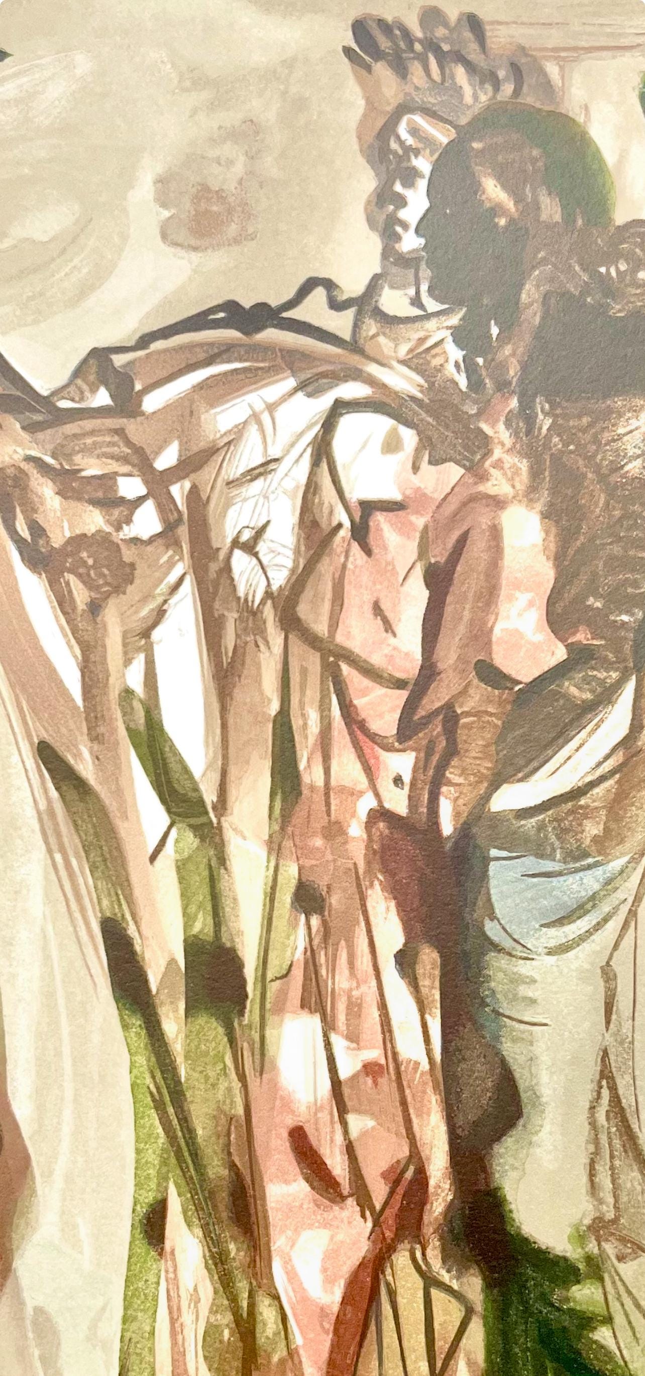 Salvador Dali, Fegefeuer XI (Field 189-200; Michler/Löpsinger 1039-1138), Die Göttliche Komödie, Signed, Limited Edition Woodcut