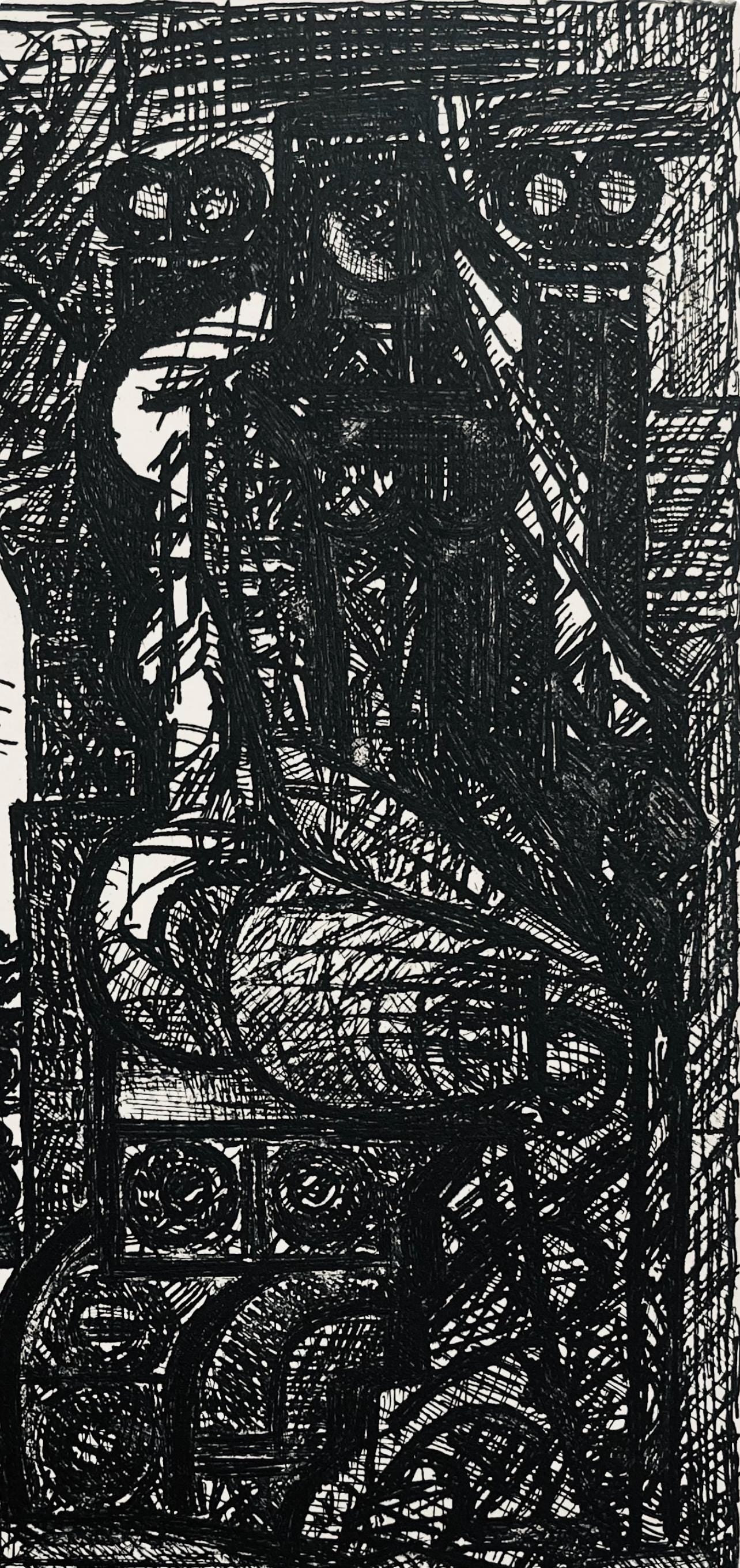 Marcel Gromaire, Lady Macbeth, Scène V, Shakespeare, Macbeth, Eaux-fortes de Gromaire, Limited Edition Etching
