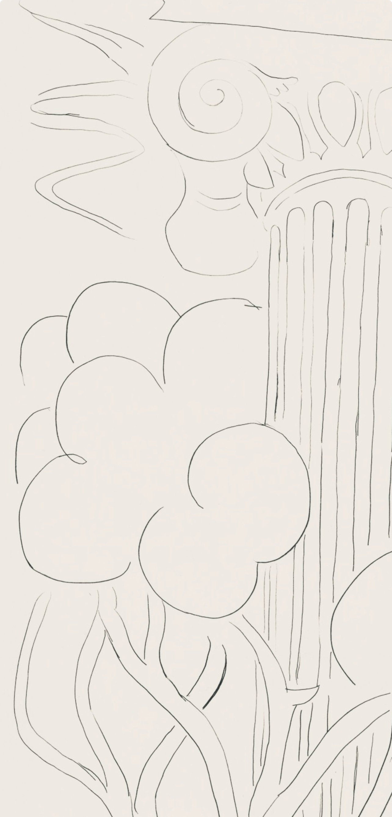 Henri Matisse, Mes bouquins refermés sur le nom de Paphos, Poésies, Limited Edition Lithograph