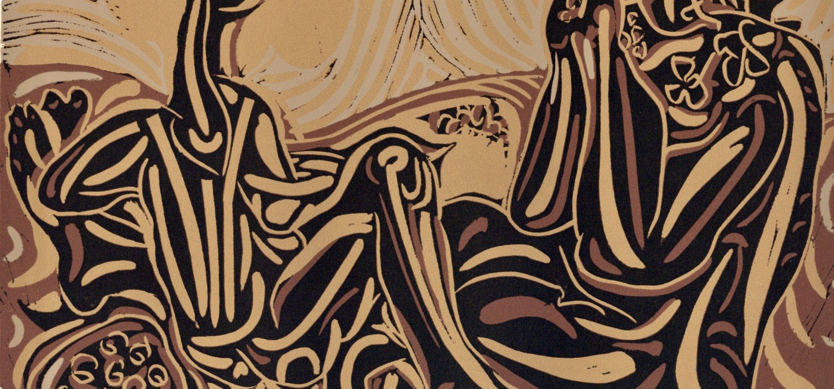 Pablo Picasso, Grape Gatherers (Orozco 214), Grabados al linóleo, Limited Edition Linocut