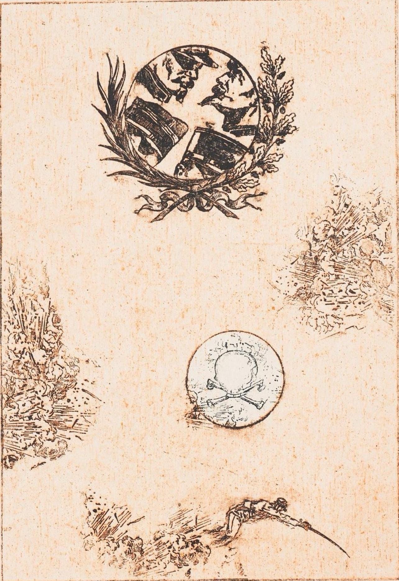 Max Ernst, Composition (Spies/Leppien 218), La Ballade du Soldat, Limited Edition Lithograph
