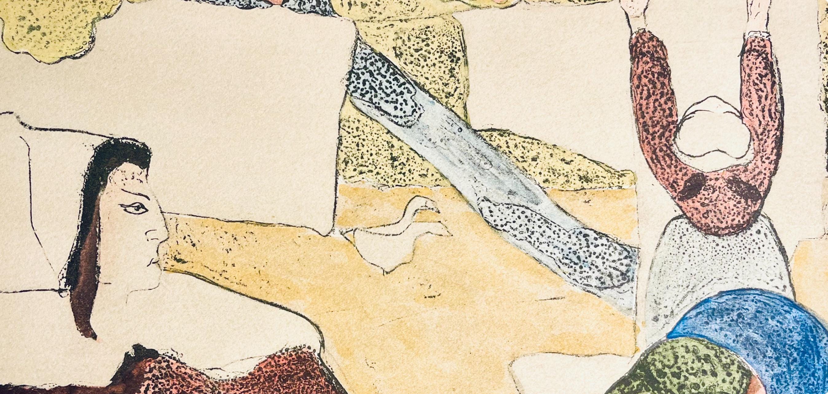 Émile Bernard, Composition, Éloge de Émile Bernard, Limited Edition Woodcut