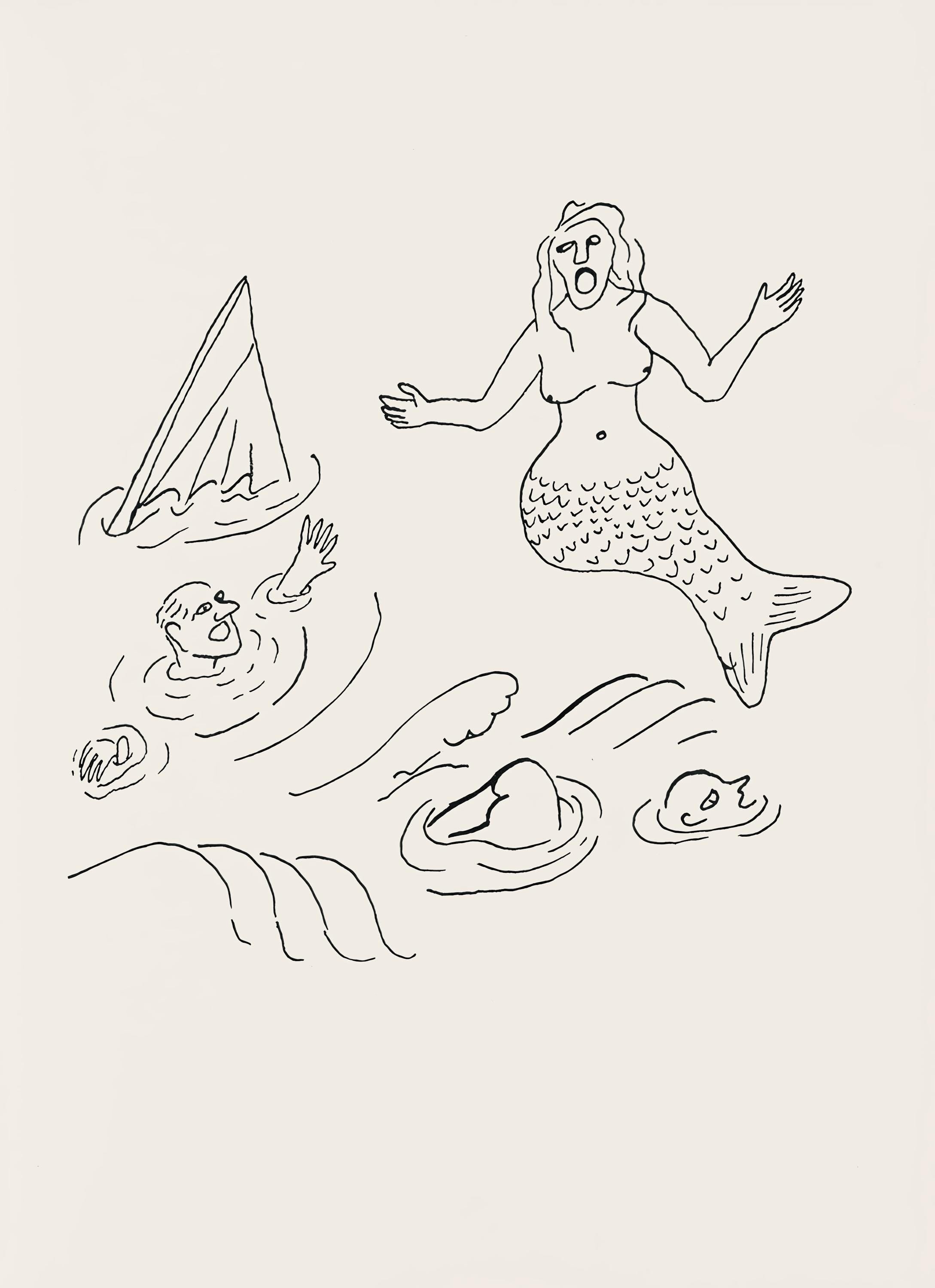 Alexander Calder, Composition, A Bestiary, Limited Edition Letterpress Print