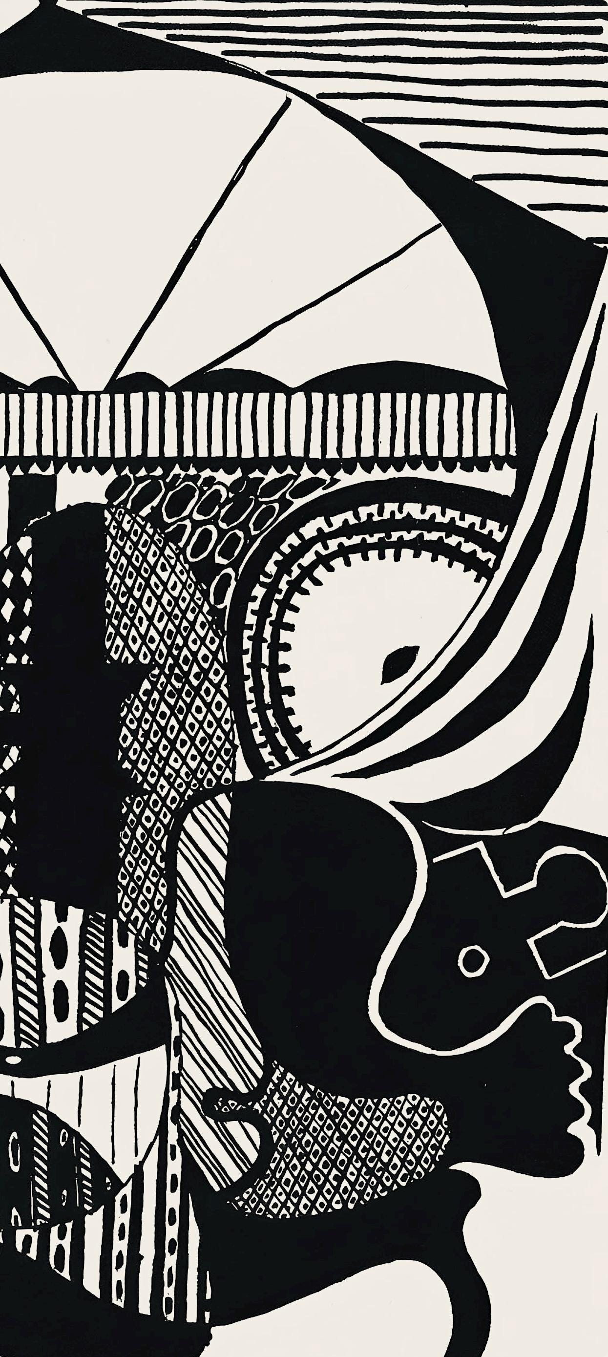Pablo Picasso, Composition (Monod 10485), Hélène chez Archive de Illustrations de Pablo Picasso, Limited Edition Woodcut