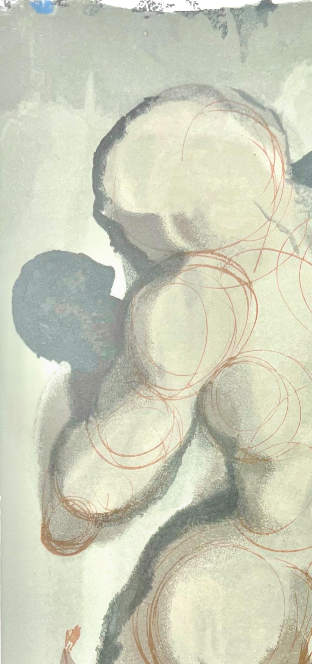 Salvador Dali, Fegefeuer VI (Field 189-200; Michler/Löpsinger 1039-1138), Die Göttliche Komödie, Signed, Limited Edition Woodcut
