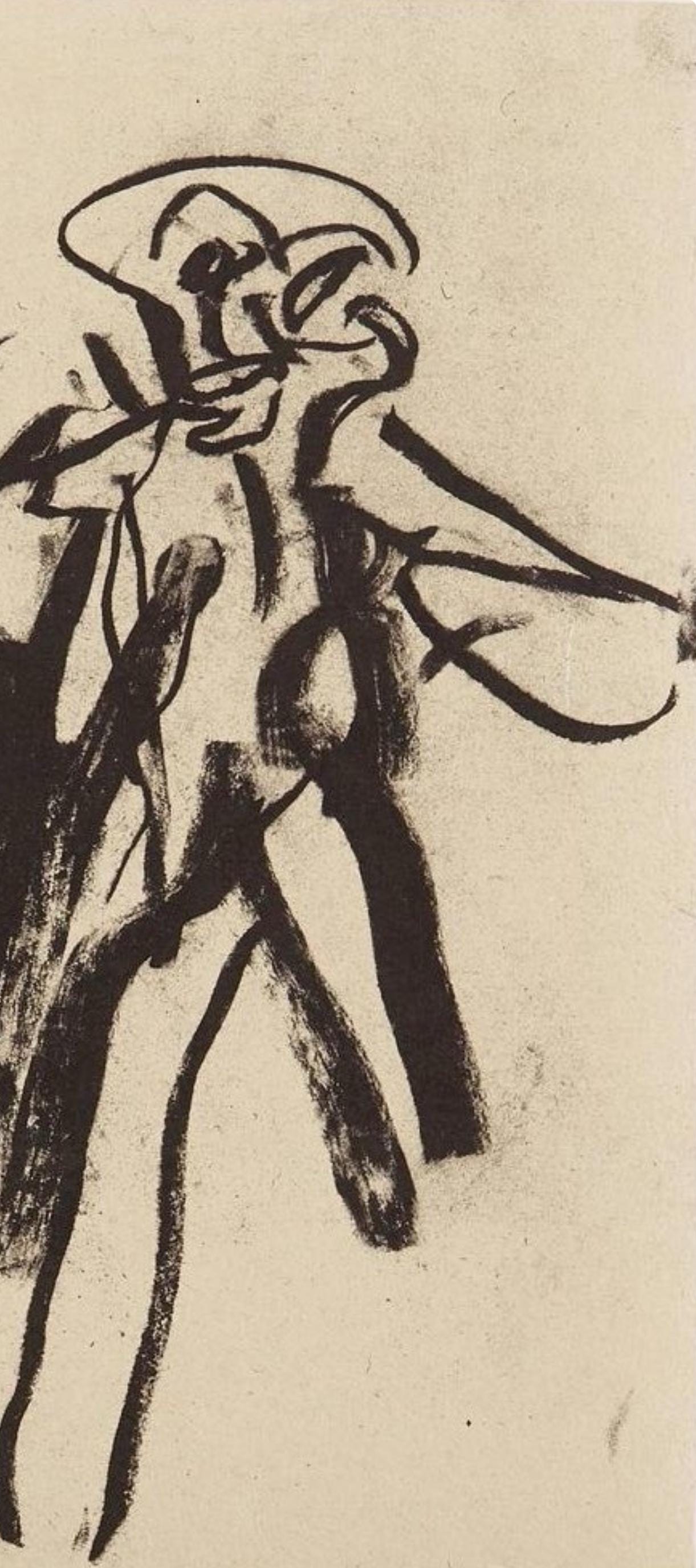 Willem de Kooning, Composition, Poems, Limited Edition Lithograph