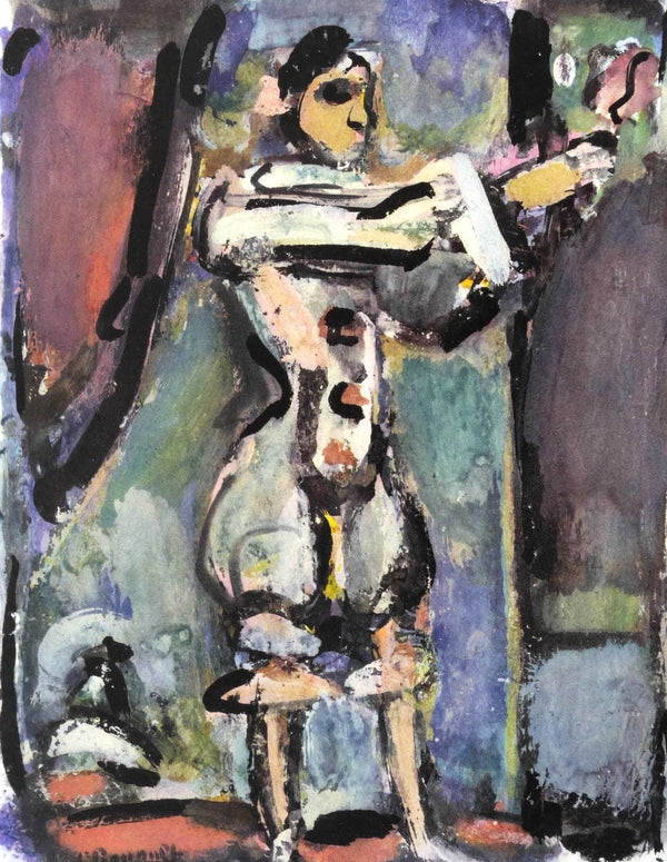 Georges Rouault, Composition, Divertissement, Limited Edition Lithograph