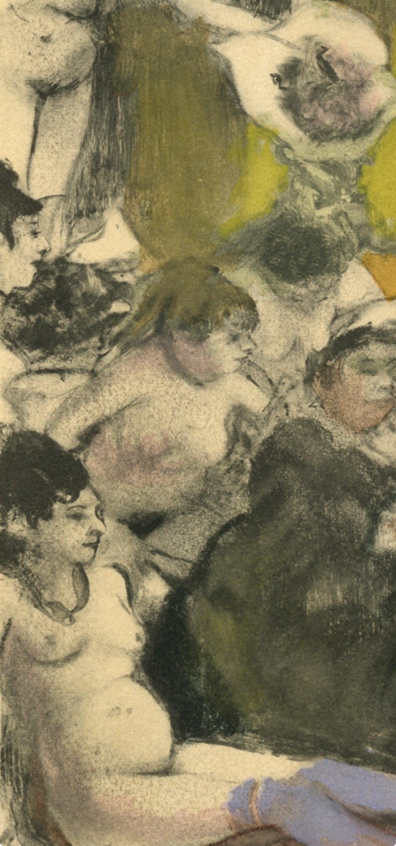 Edgar Degas, La Fete de la Patronne, E. Degas Monotypes, Limited Edition Monotype