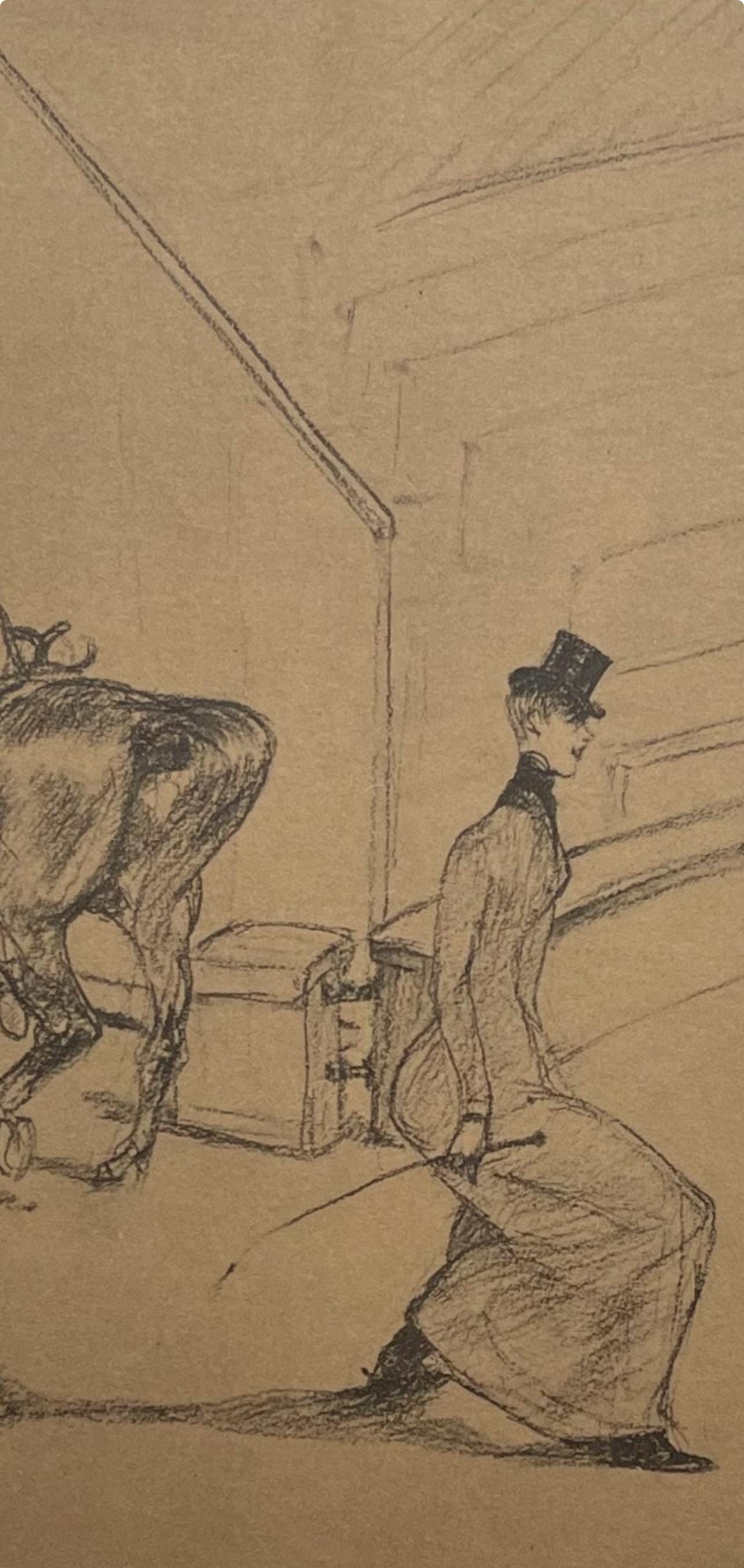 Henri de Toulouse-Lautrec, Haute École Equestrienne: Taking a Bow, Henri de Toulouse-Lautrec, At the Circus, Limited Edition Lithograph
