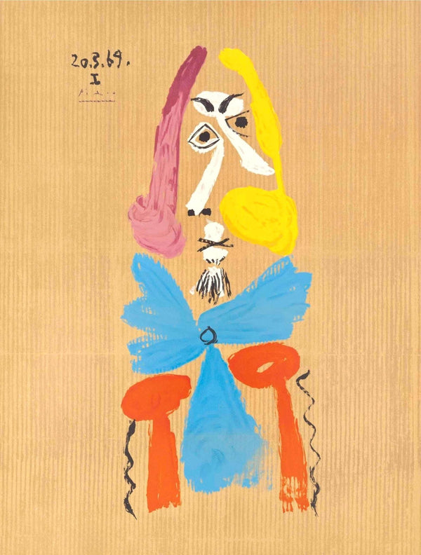 Pablo Picasso, Composition (Orozco 207-261), Vingt-Neuf Portraits Imaginaires, Limited Edition Lithograph