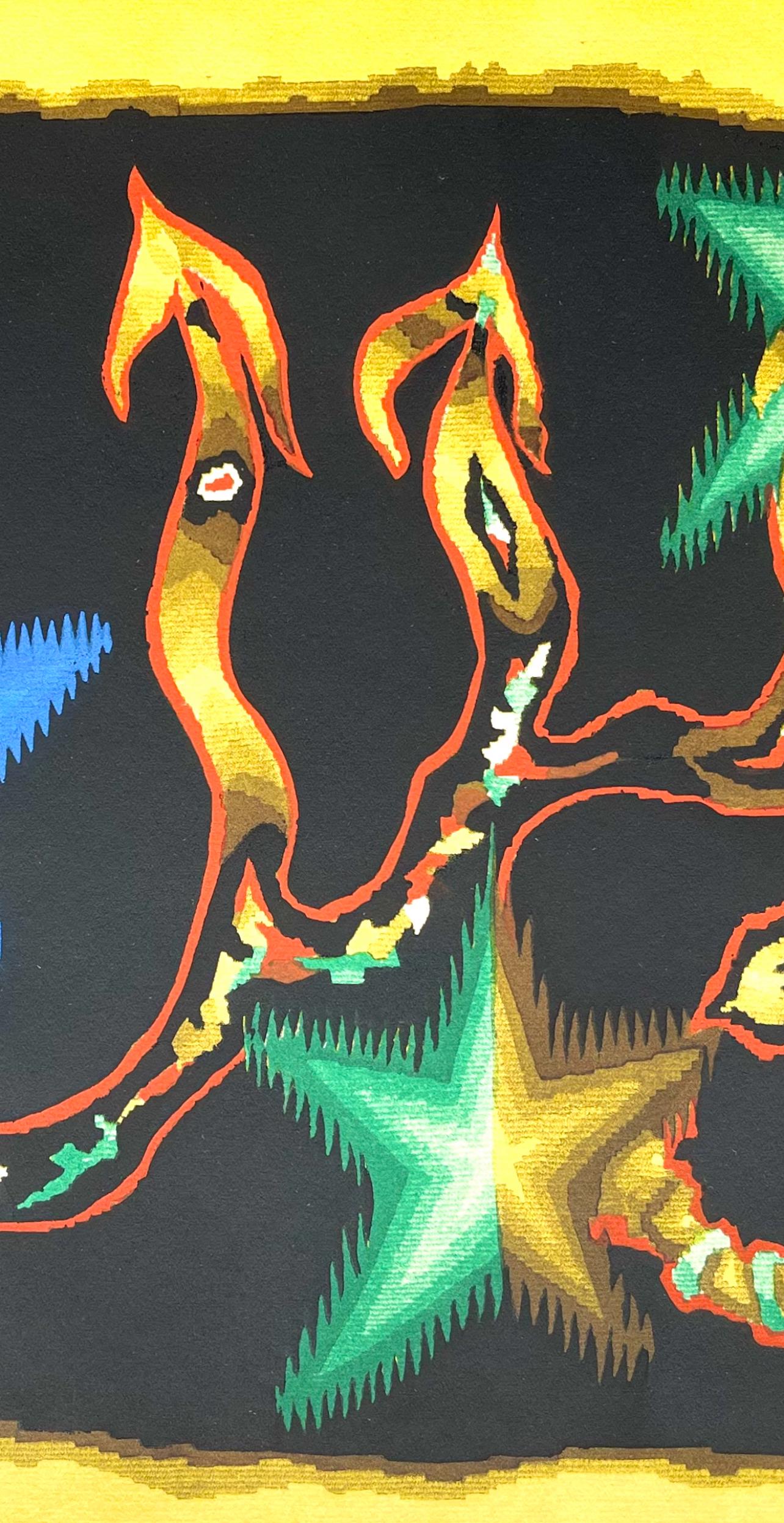 Jean Lurçat, Le Scorpion (Scorpio), Les Signes du zodiaque, Limited Edition Lithograph