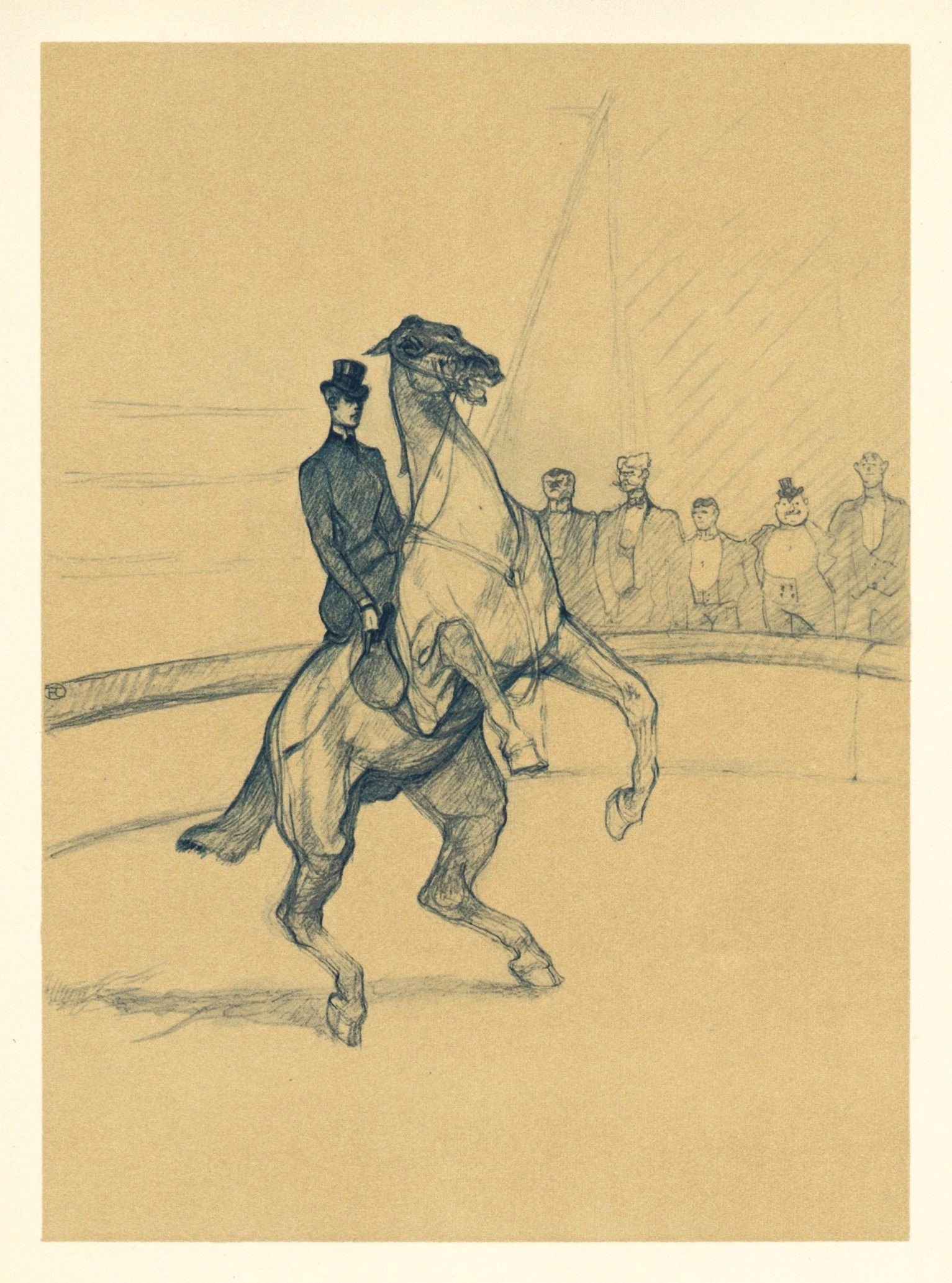 Henri de Toulouse-Lautrec, Écuyère de haute école, The Circus by Toulouse-Lautrec, Limited Edition Lithograph