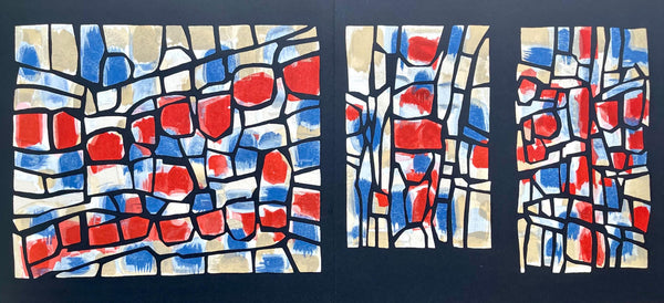 Raoul Ubac, Composition, Derrière le miroir, Limited Edition Lithograph