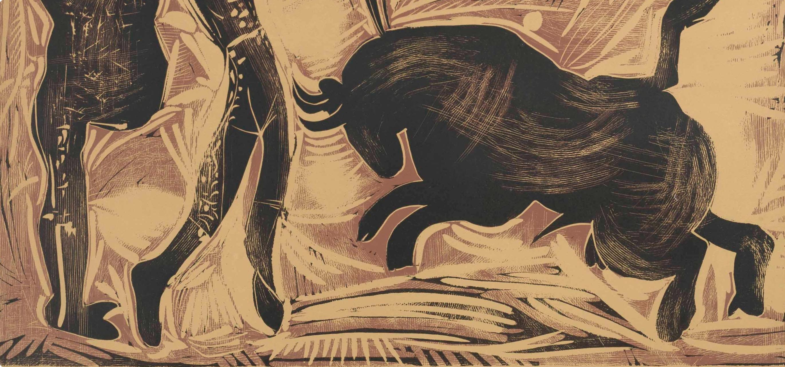 Pablo Picasso, The Banderillero (Orozco 214), Grabados al linóleo, Limited Edition Linocut