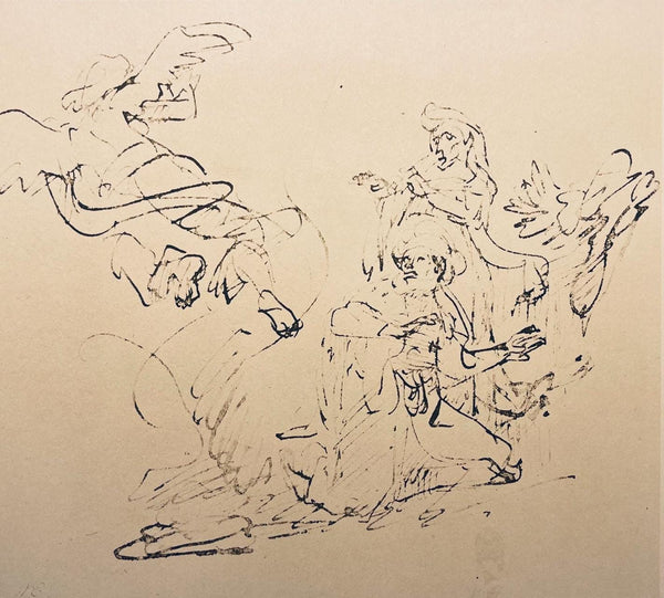 Rembrandt van Rijn, The Sacrifice of Manoah, Limited Edition Collotype