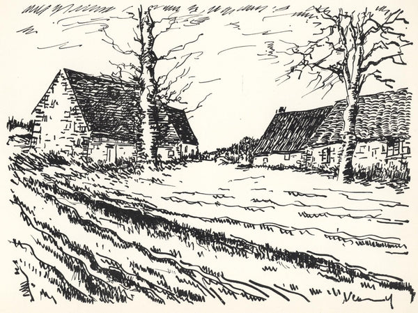 Maurice de Vlaminck, Les Challonges, Limited Edition Lithograph