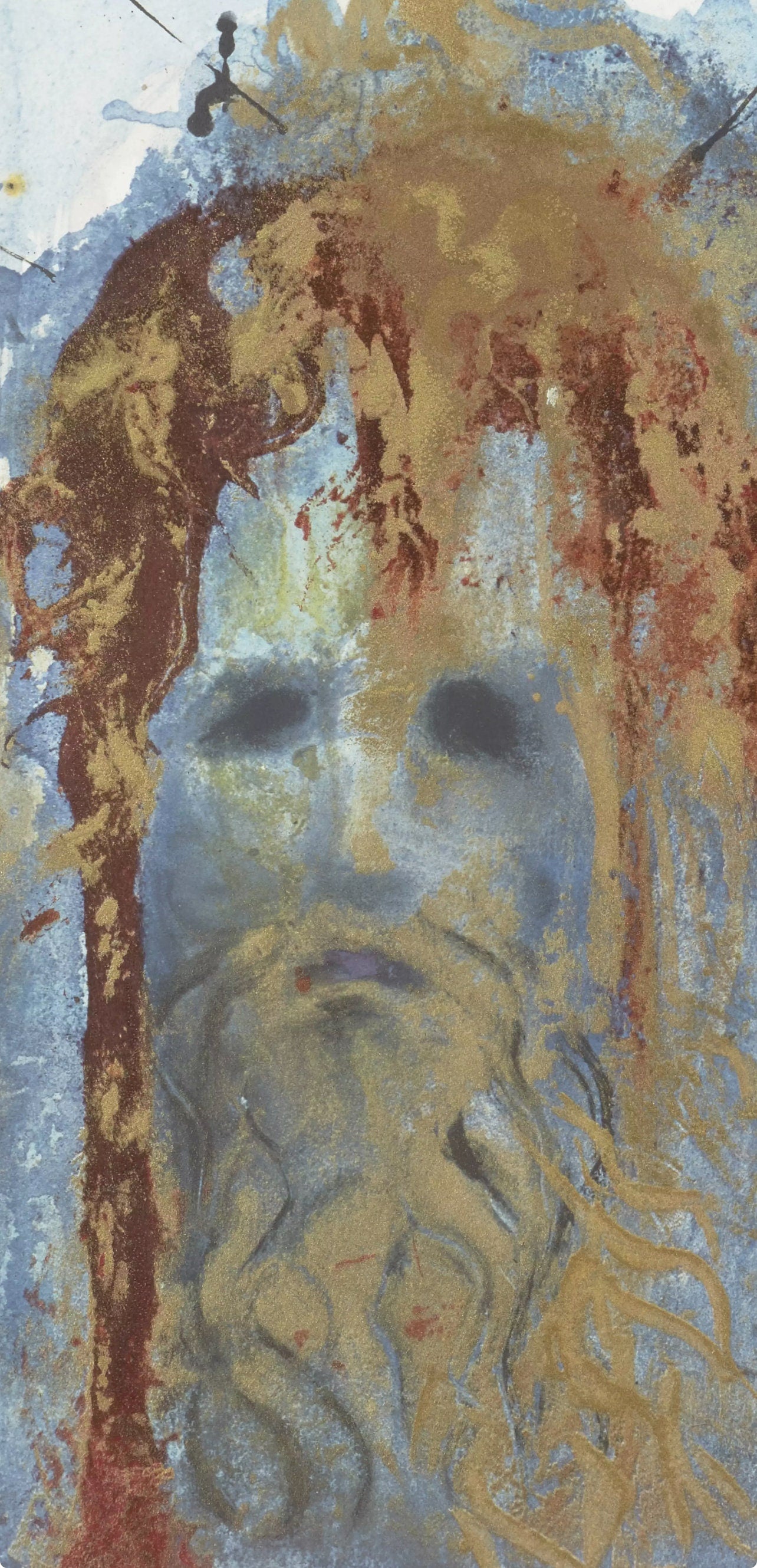 Salvador Dali, Composition (Michler/Löpsinger 1600; Field 69-3), Biblia Sacra, Limited Edition Lithograph
