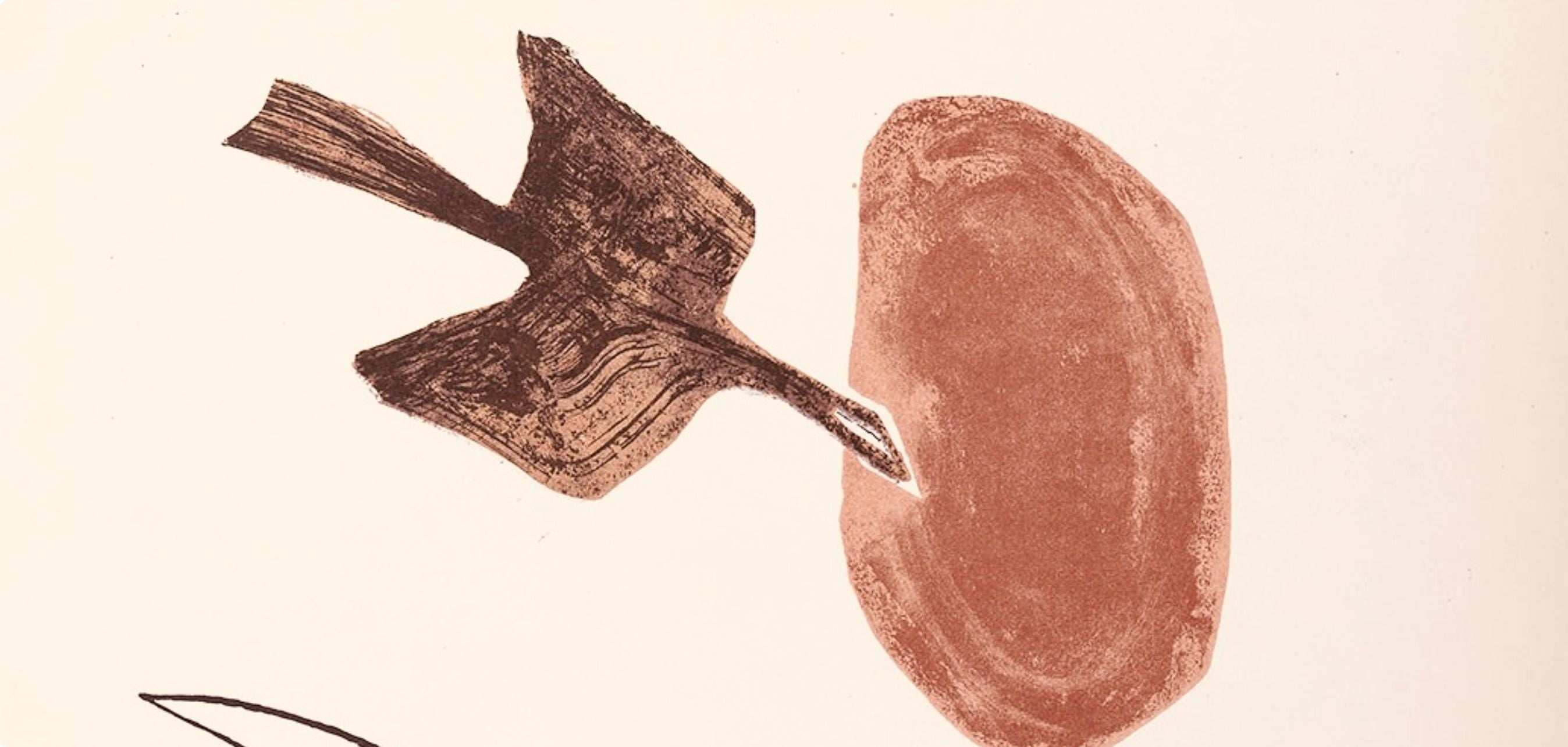 Georges Braque, Oiseau, Derrière le miroir, Limited Edition Lithograph