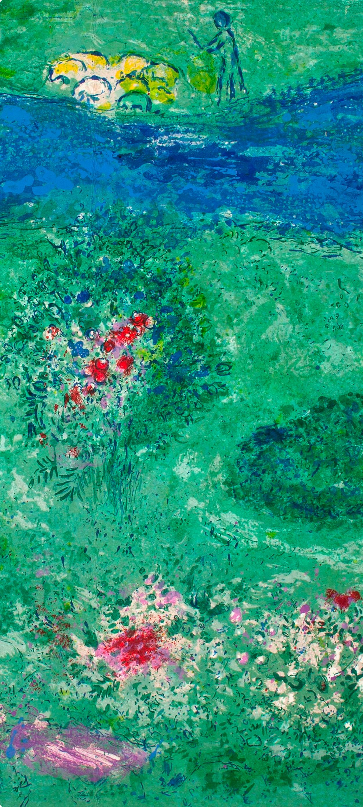 Marc Chagall, Le Verger, Daphnis et Chloé, Limited Edition Héliogravure