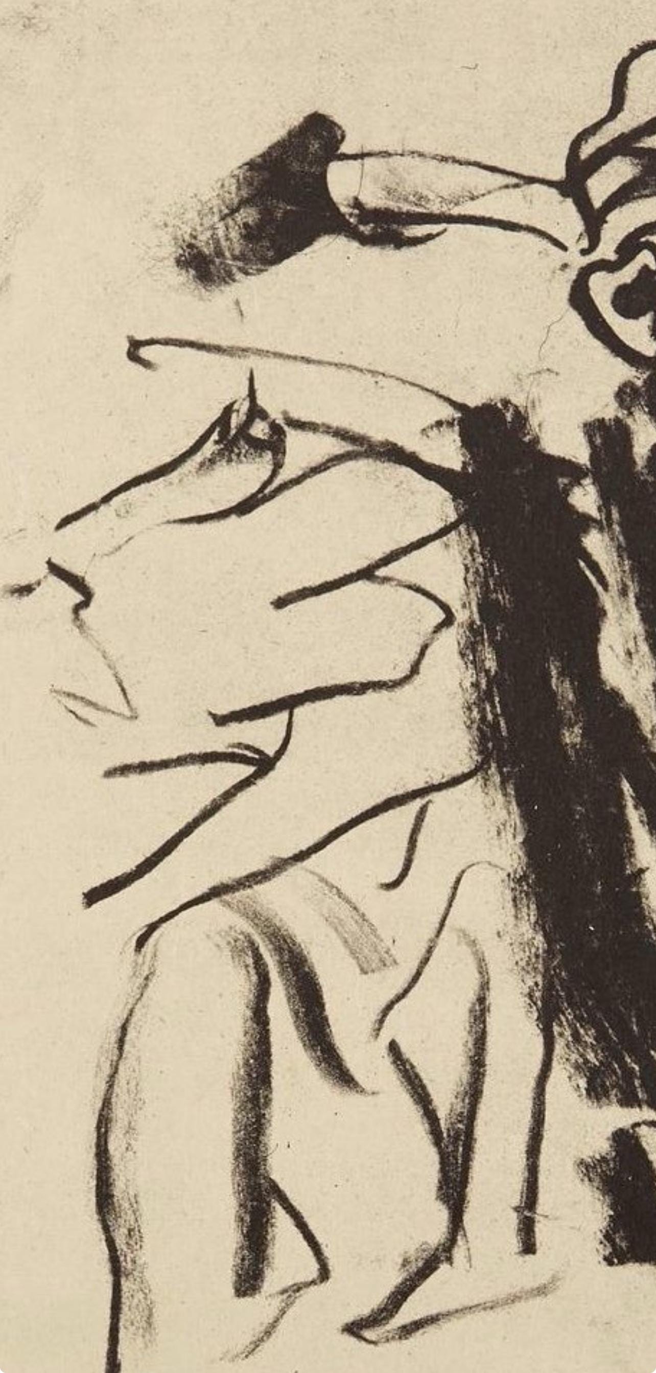 Willem de Kooning, Composition, Poems, Limited Edition Lithograph