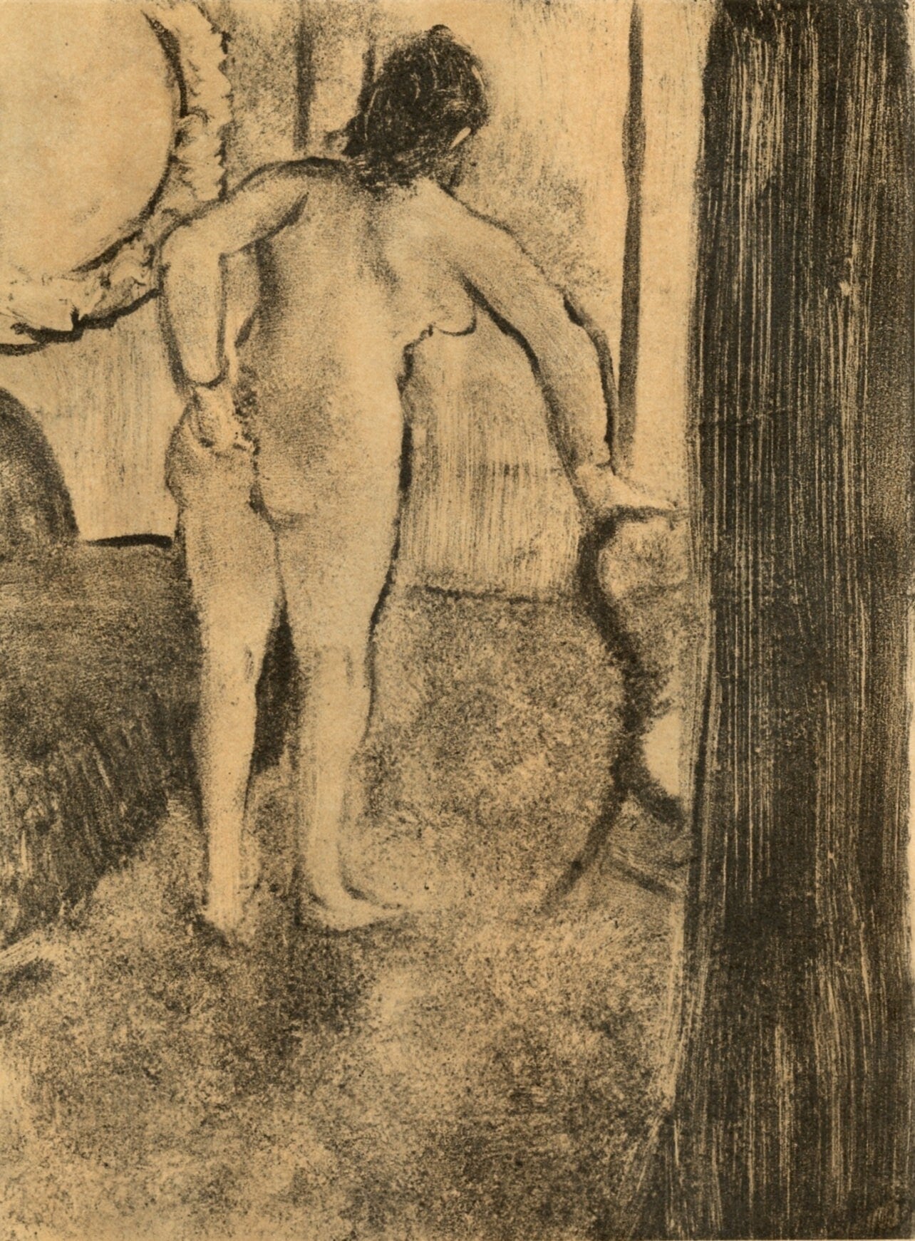 Edgar Degas, Nu debout, E. Degas Monotypes, Limited Edition Monotype