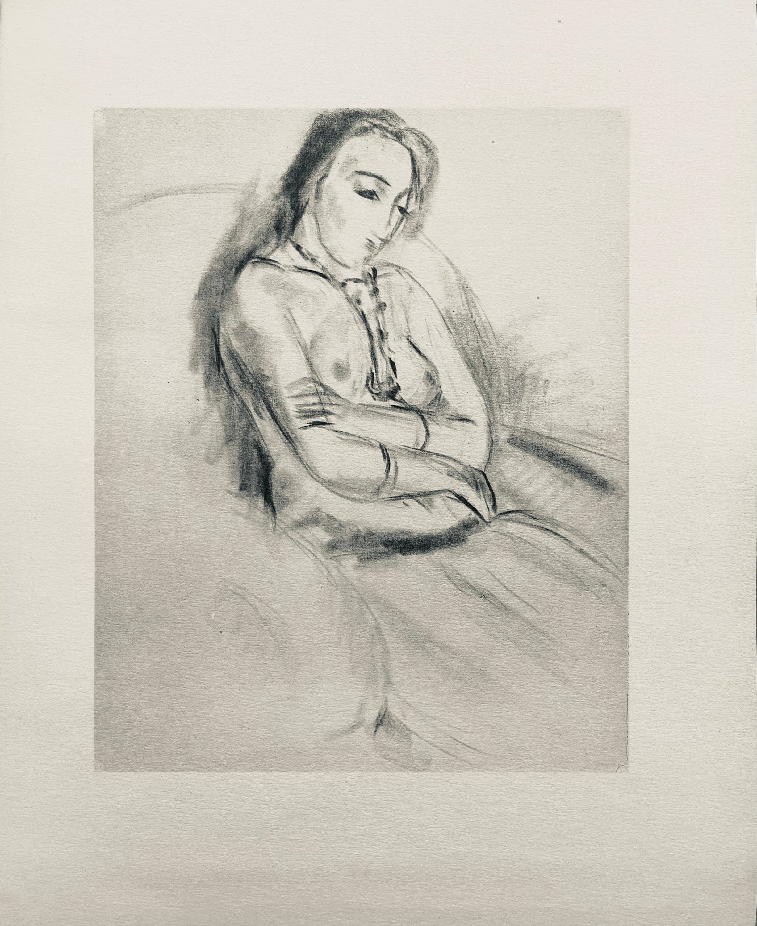 Henri Matisse, Composition (Dutel 3), Dessins de Henri-Matisse, Limited Edition Lithograph