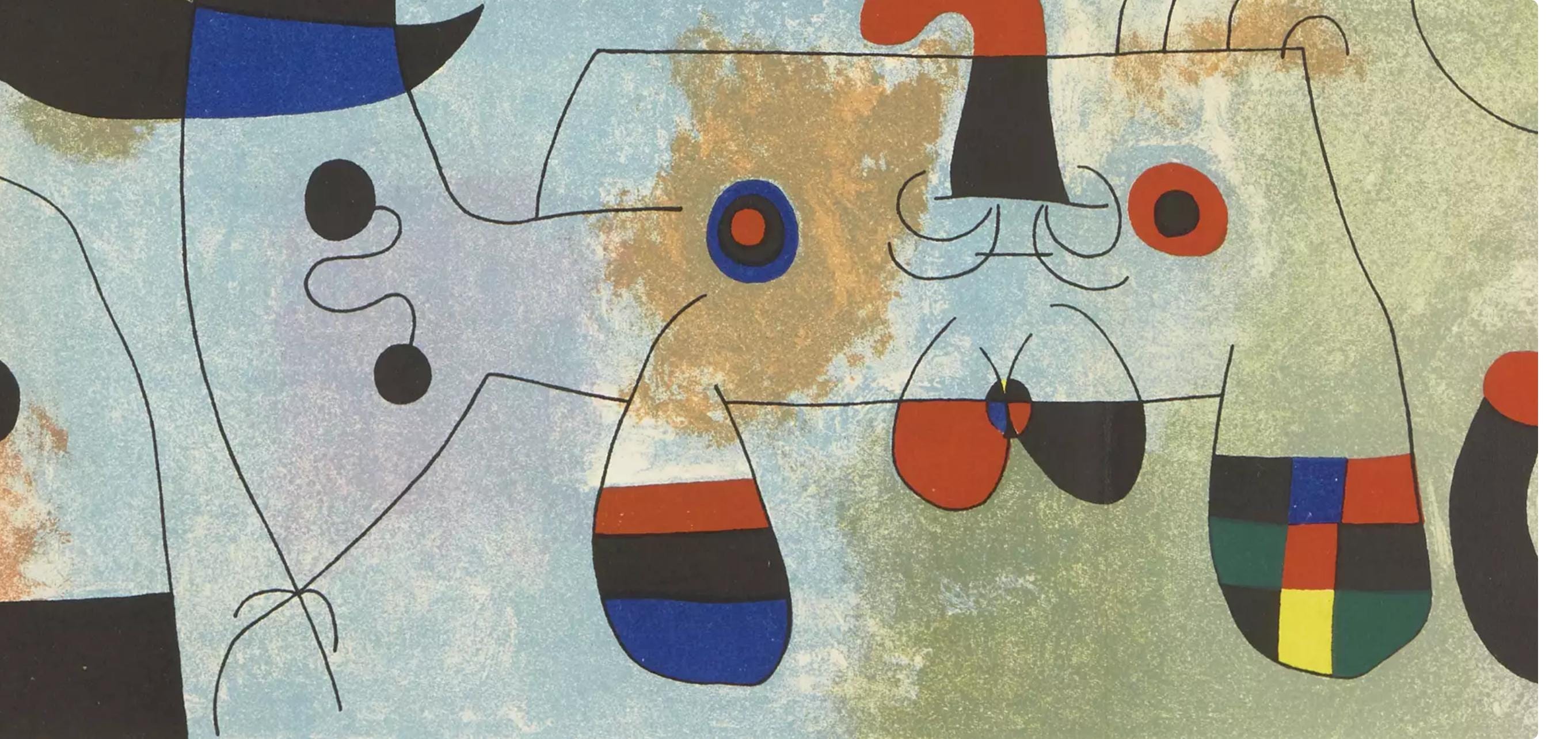 Joan Miró, Composition (Mourlot 1708), Derrière le miroir, Limited Edition Lithograph