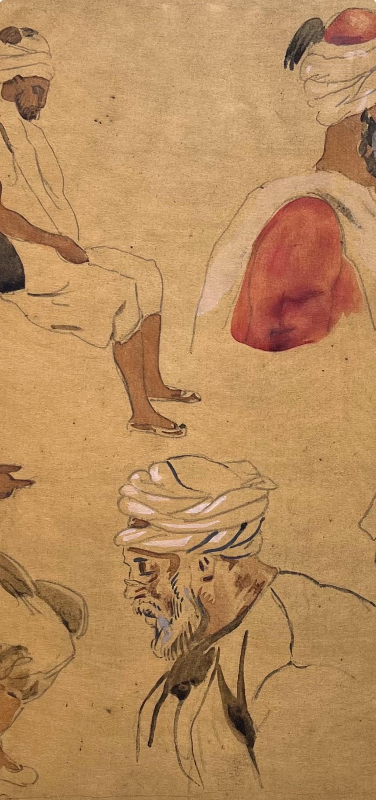 Eugène Delacroix, Composition, Trente et un Dessins et Aquarelles du Maroc, Limited Edition Lithograph