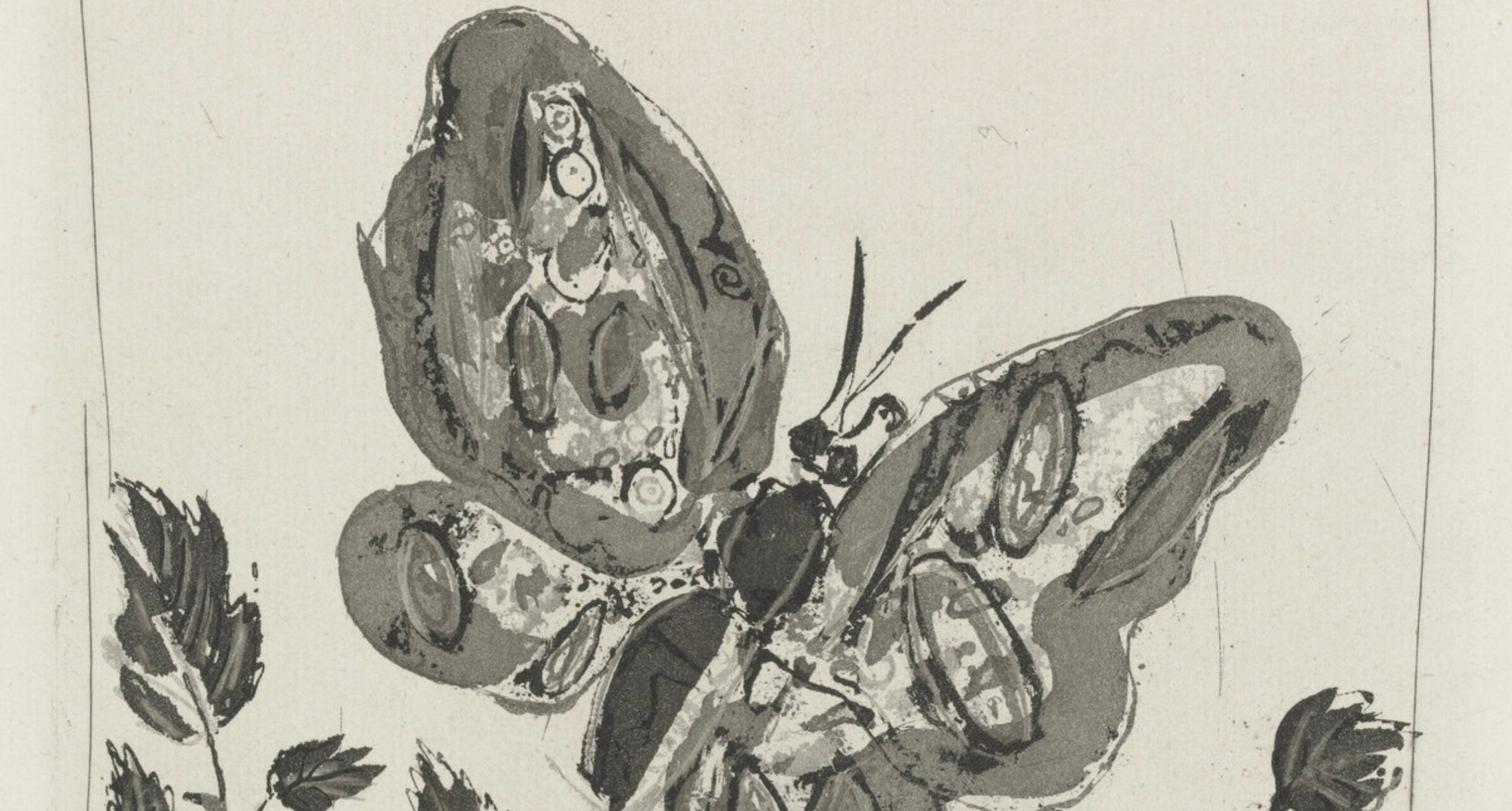 Pablo Picasso, Le Papillon, Histoire naturelle, Limited Edition Lithograph