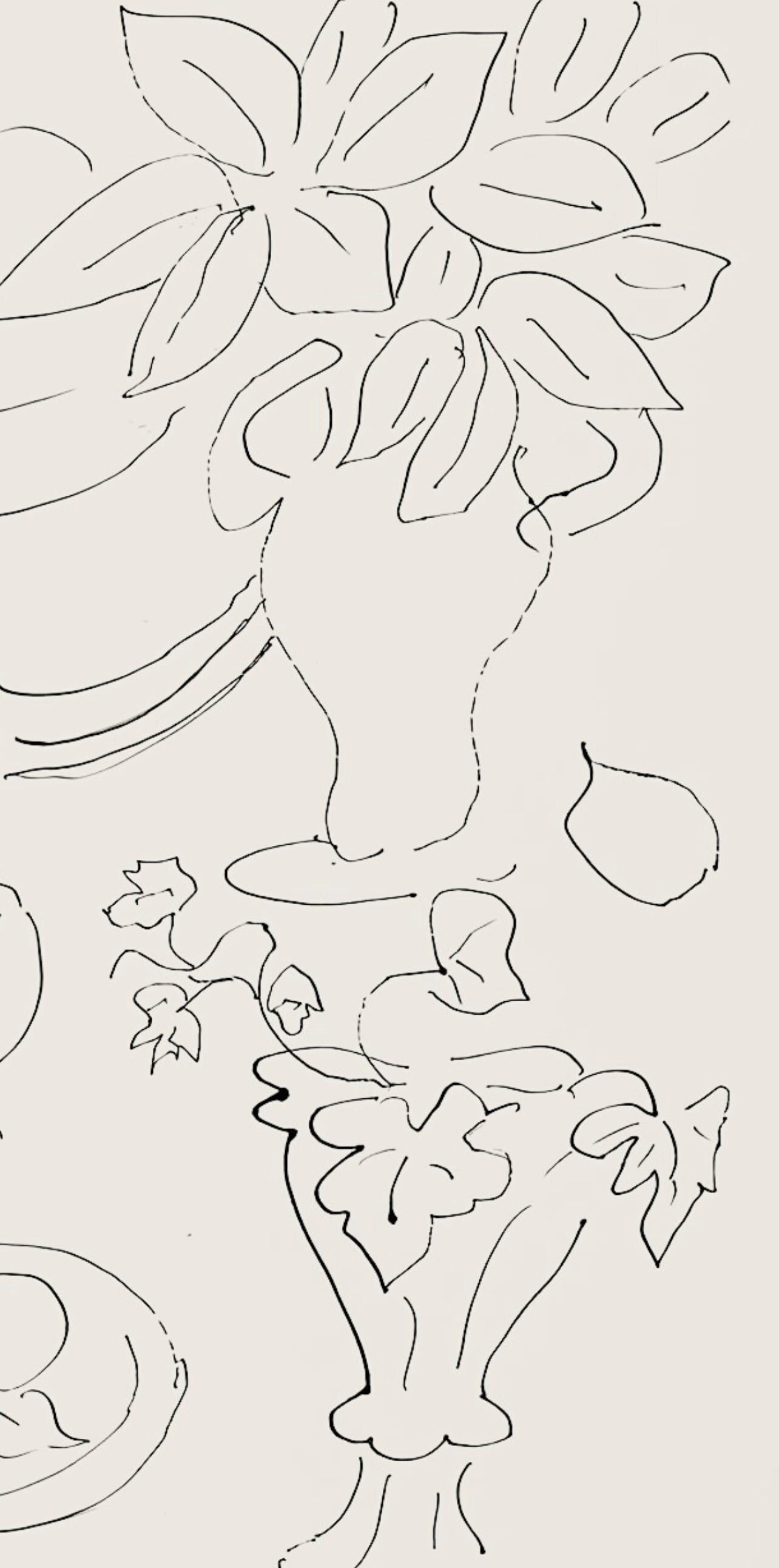 Henri Matisse, Série G, var. 6 (Duthuit 9), Henri Matisse, Dessins, Thèmes et variations, Limited Edition Lithograph