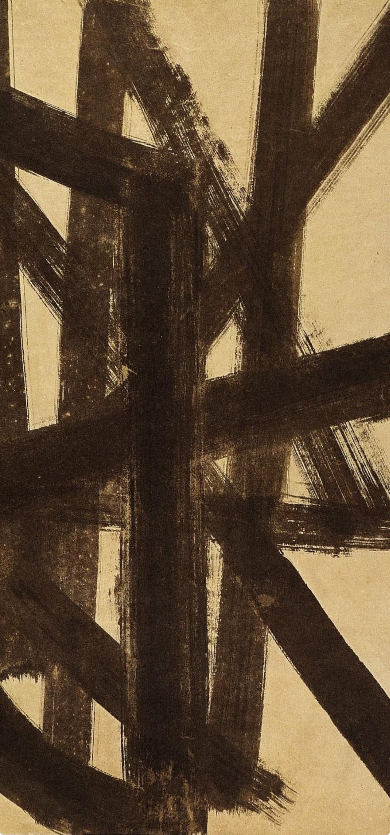 Pierre Soulages, Composition, Pierre Soulages, Peintres d'aujourd'hui, Limited Edition Lithograph