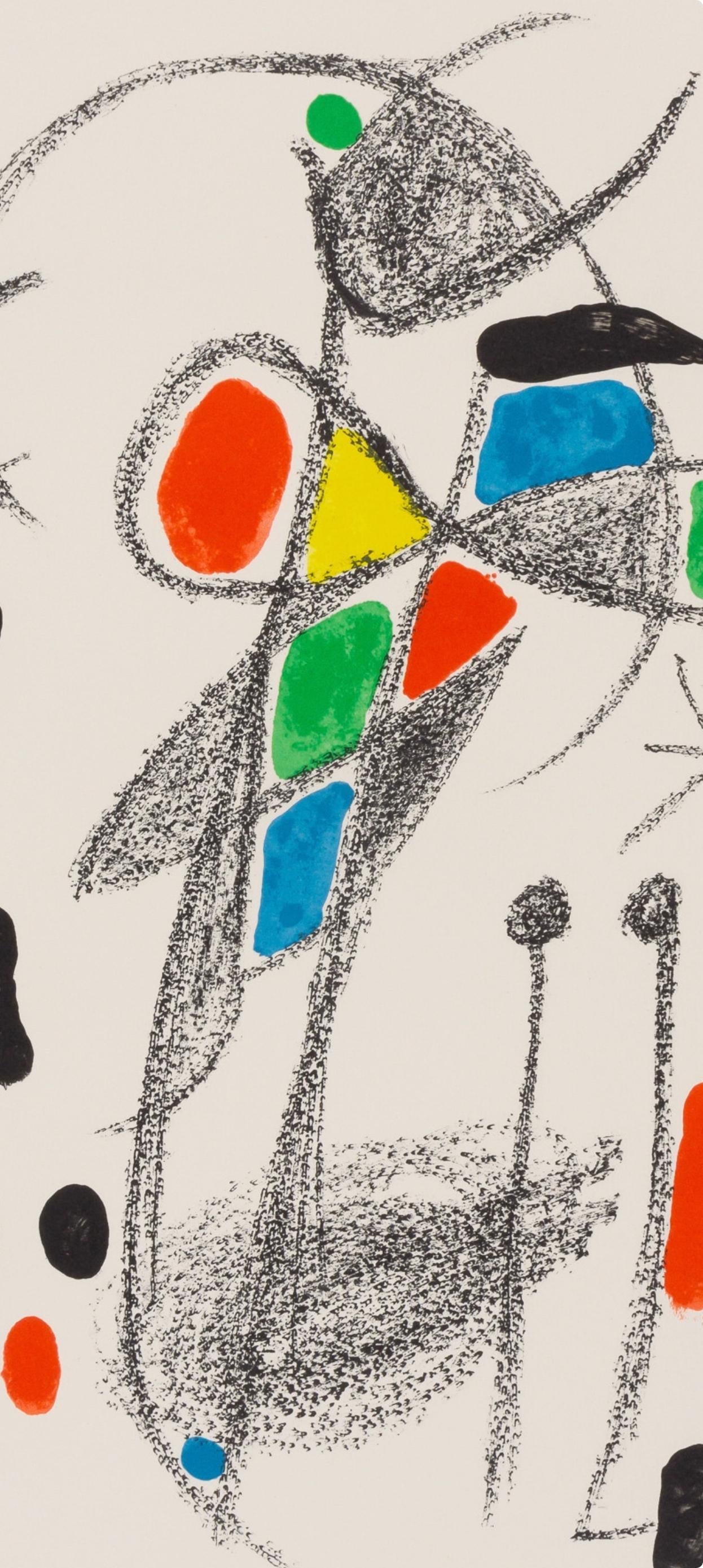 Joan Miró, Composition (Mourlot, 1051-1072), Maravillas con Variaciones acrósticas en el Jardín de Miró, Limited Edition Lithograph