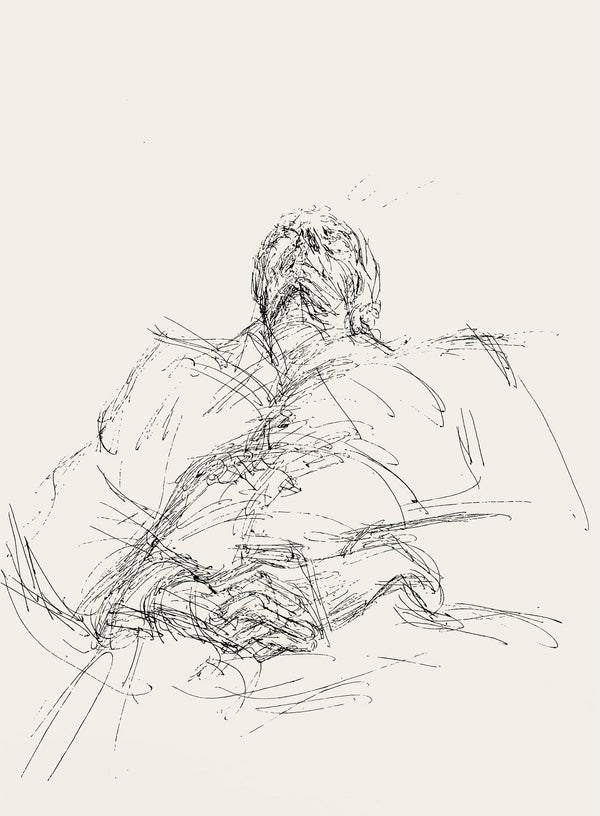 Alberto Giacometti, Georges Braque le 31 août 1963, l’Hommage à Georges Braque, Derrière le miroir, Limited Edition Lithograph