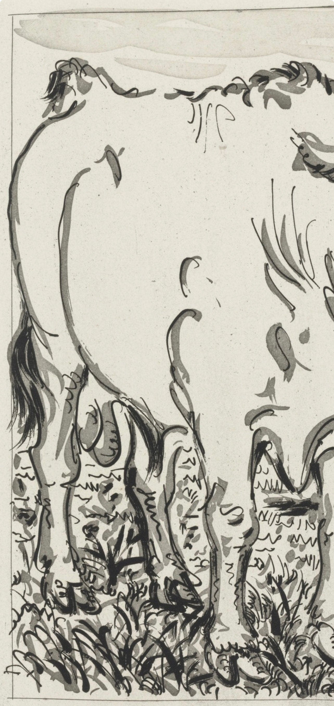 Pablo Picasso, Le Bœuf, Histoire naturelle, Limited Edition Lithograph