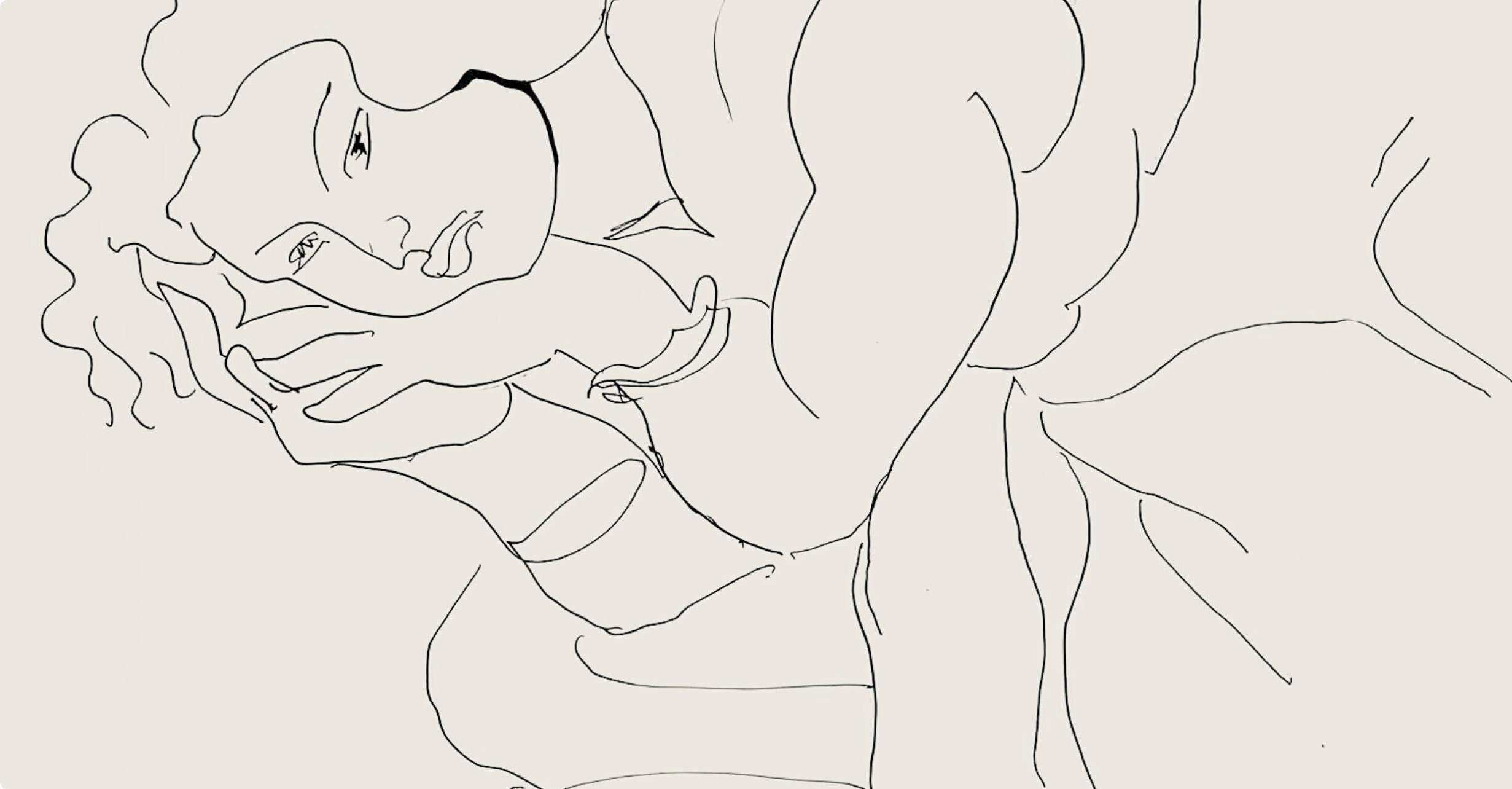 Henri Matisse, Série D, var. 9 (Duthuit 9), Henri Matisse, Dessins, Thèmes et variations, Limited Edition Lithograph