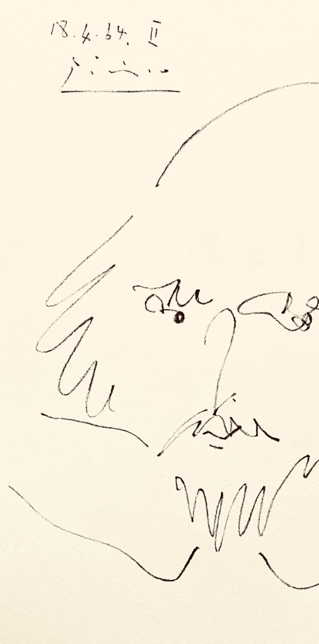 Pablo Picasso, Shakespeare XI (Bloch 1197), Picasso-Aragon Shakespeare, Limited Edition Lithograph