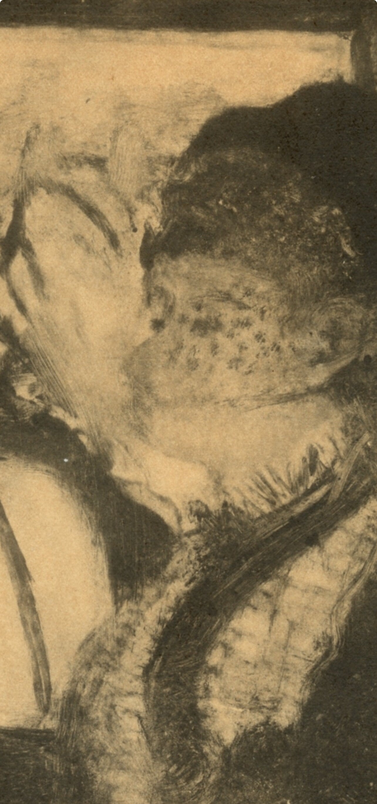 Edgar Degas, Dans l'Omnibus, E. Degas Monotypes, Limited Edition Monotype