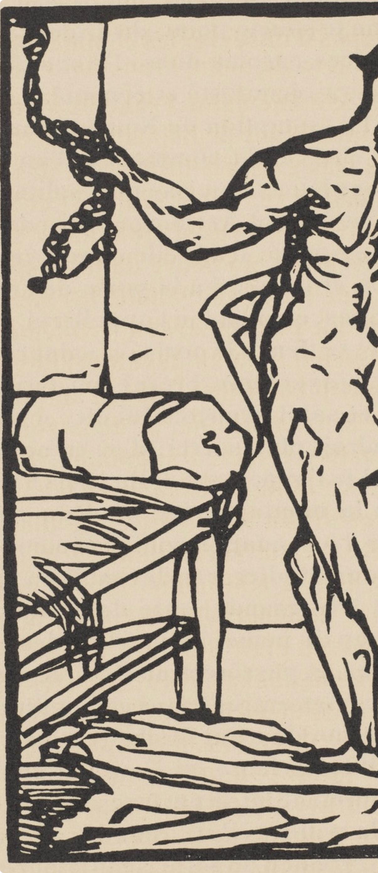 Émile Bernard, Composition (Morane, No. 100), Les Petites Fleurs de St. Françoise, Limited Edition Woodcut