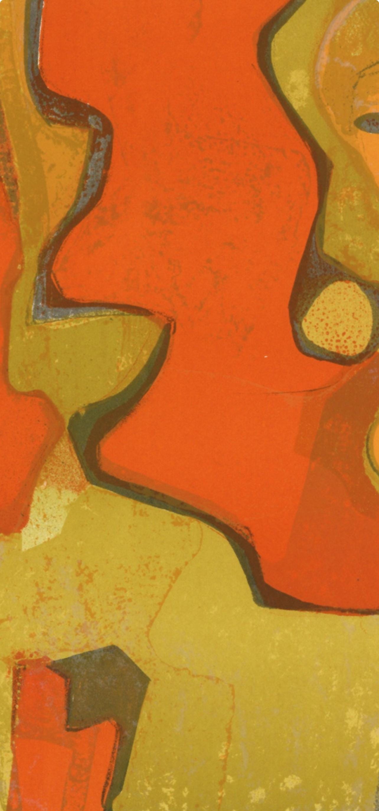 André Minaux, Composition, L'Odyssée, Limited Edition Lithograph